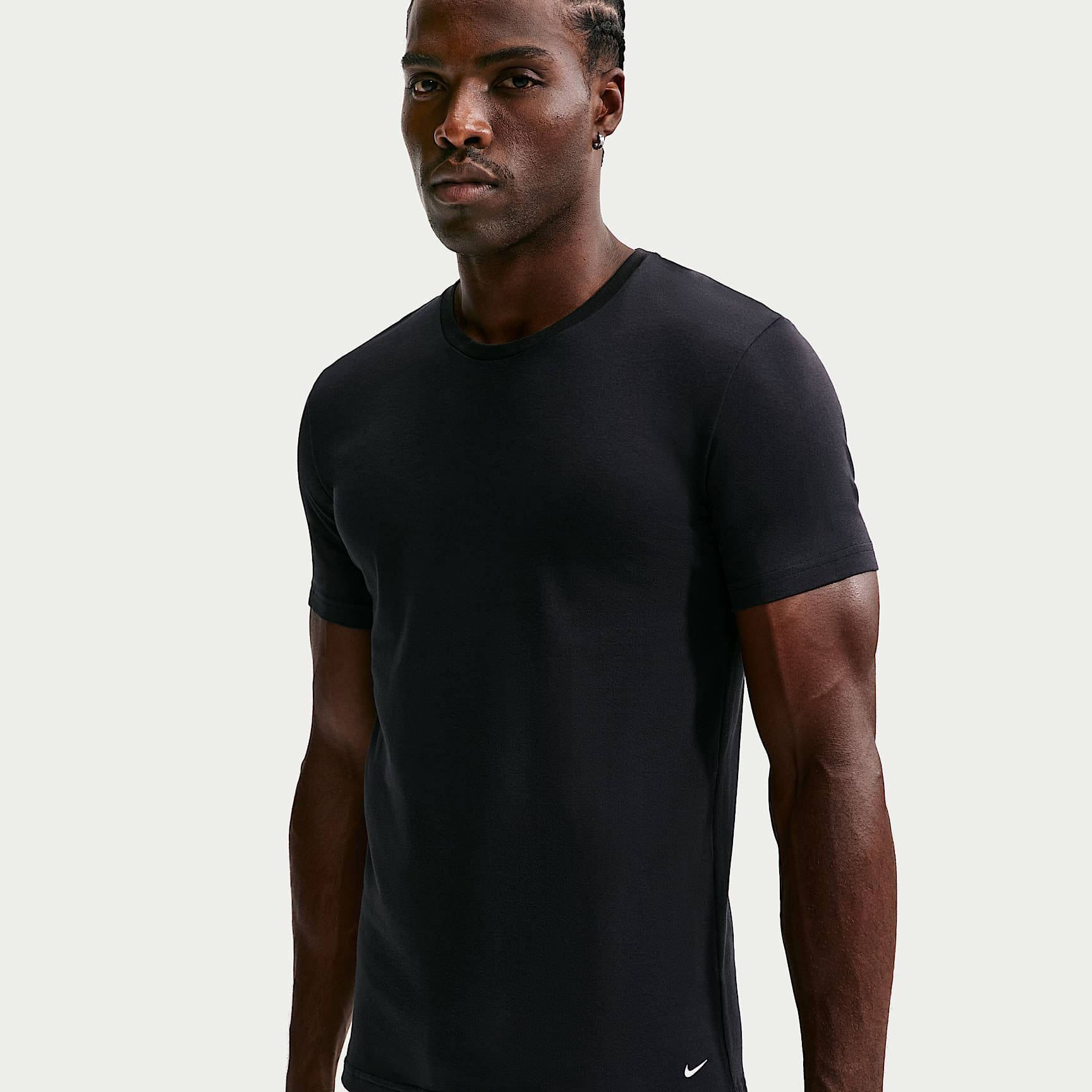 Nike Essential Men's Cotton Stretch Crew-Neck T-Shirts (2-Pack)