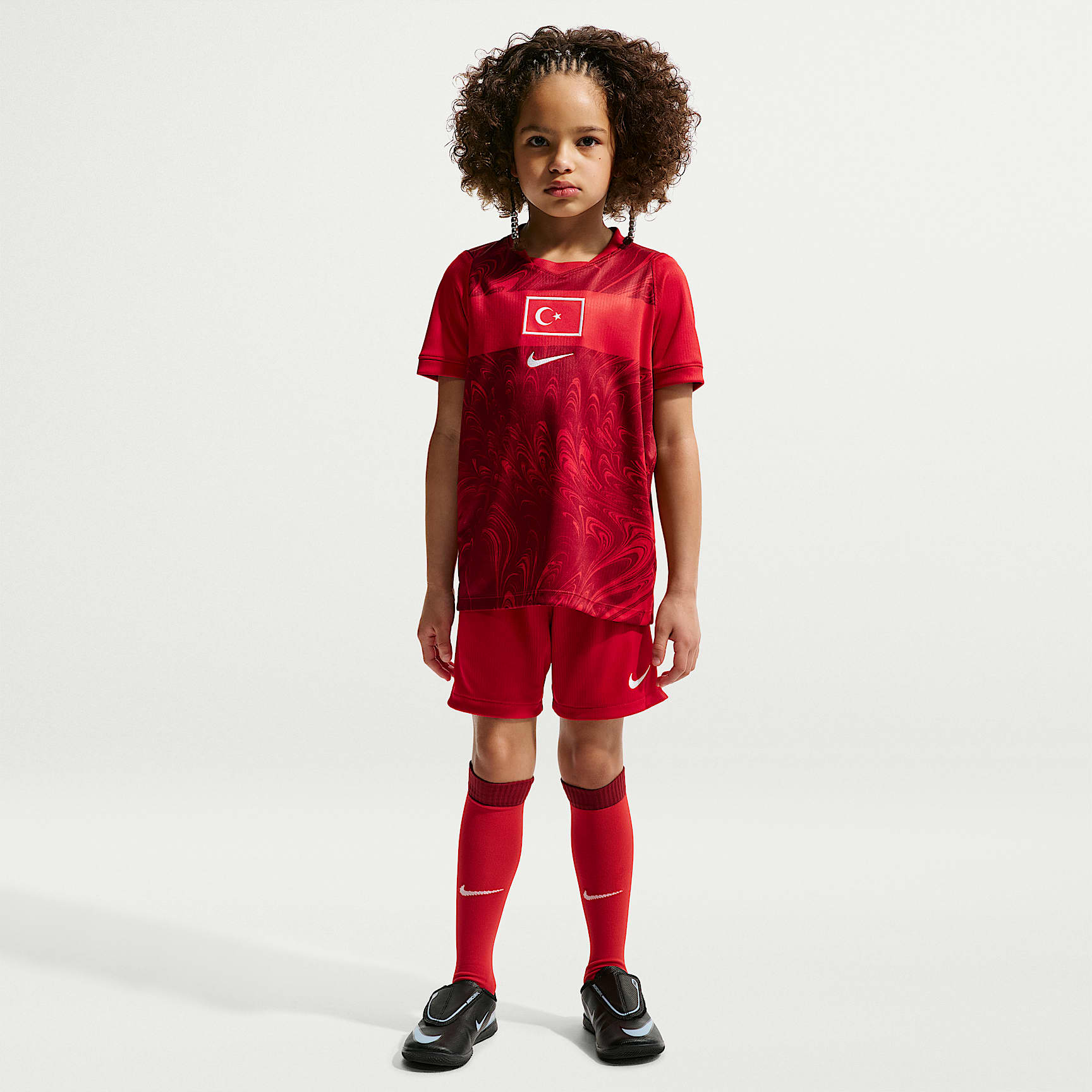 Turkey 2026 Younger Kids' Nike Football Replica 3-Piece Kit