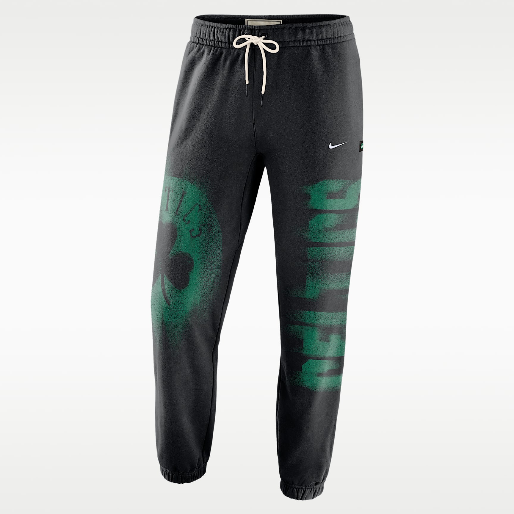 Pants de básquetbol de tejido Fleece Therma-FIT para hombre Boston Celtics Standard Issue