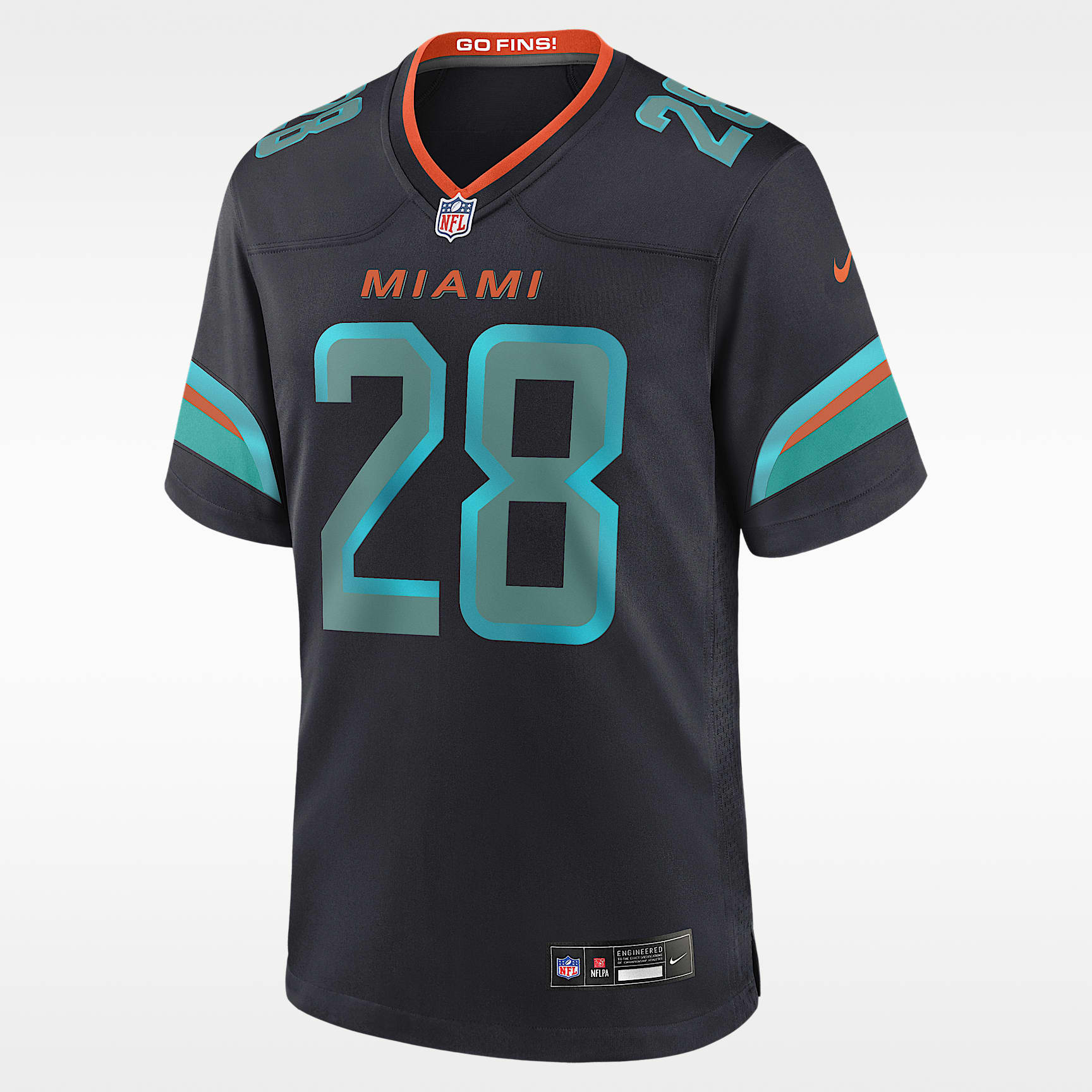 De’Von Achane Miami Dolphins Rivalries Collection Men’s Nike NFL Game Jersey