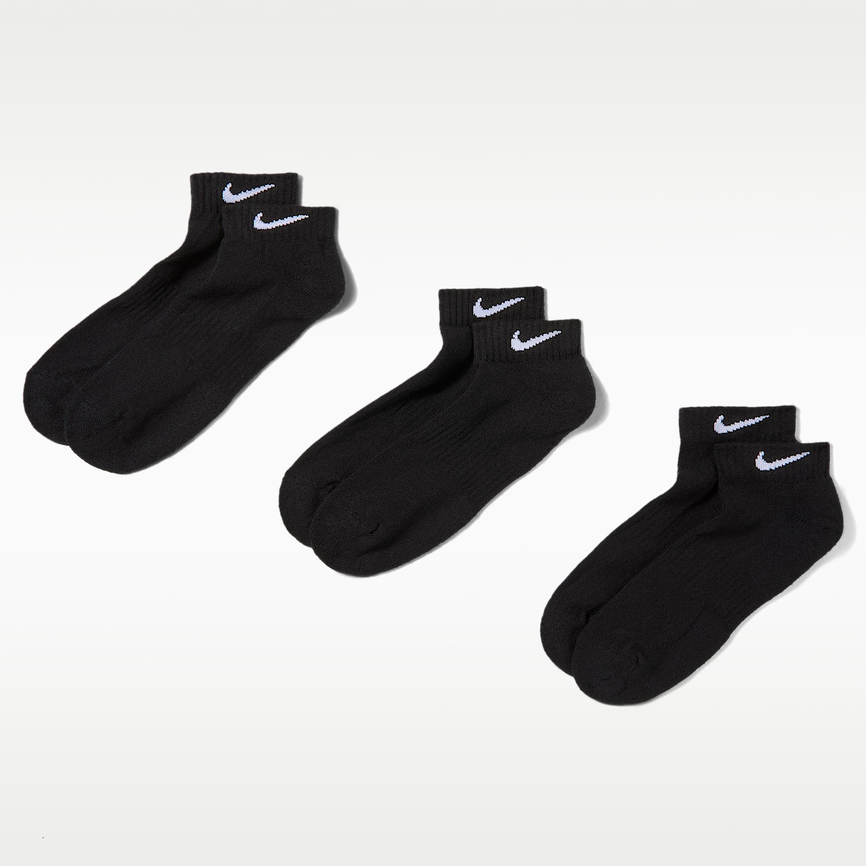 Calcetines de entrenamiento bajos (3 pares) Nike Everyday Cushioned