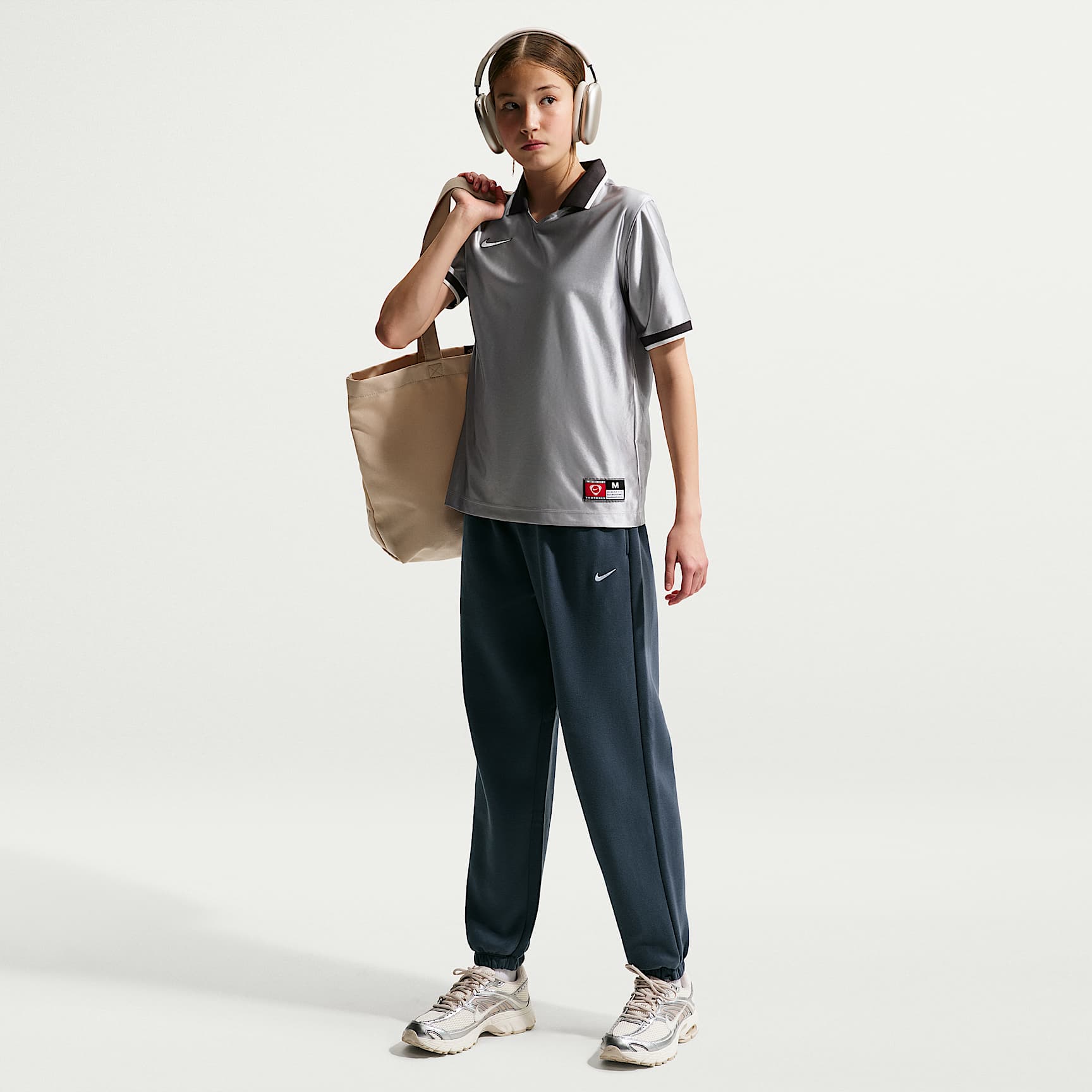 Nike Sportswear Studio Fleece Girls' Loose Pants
