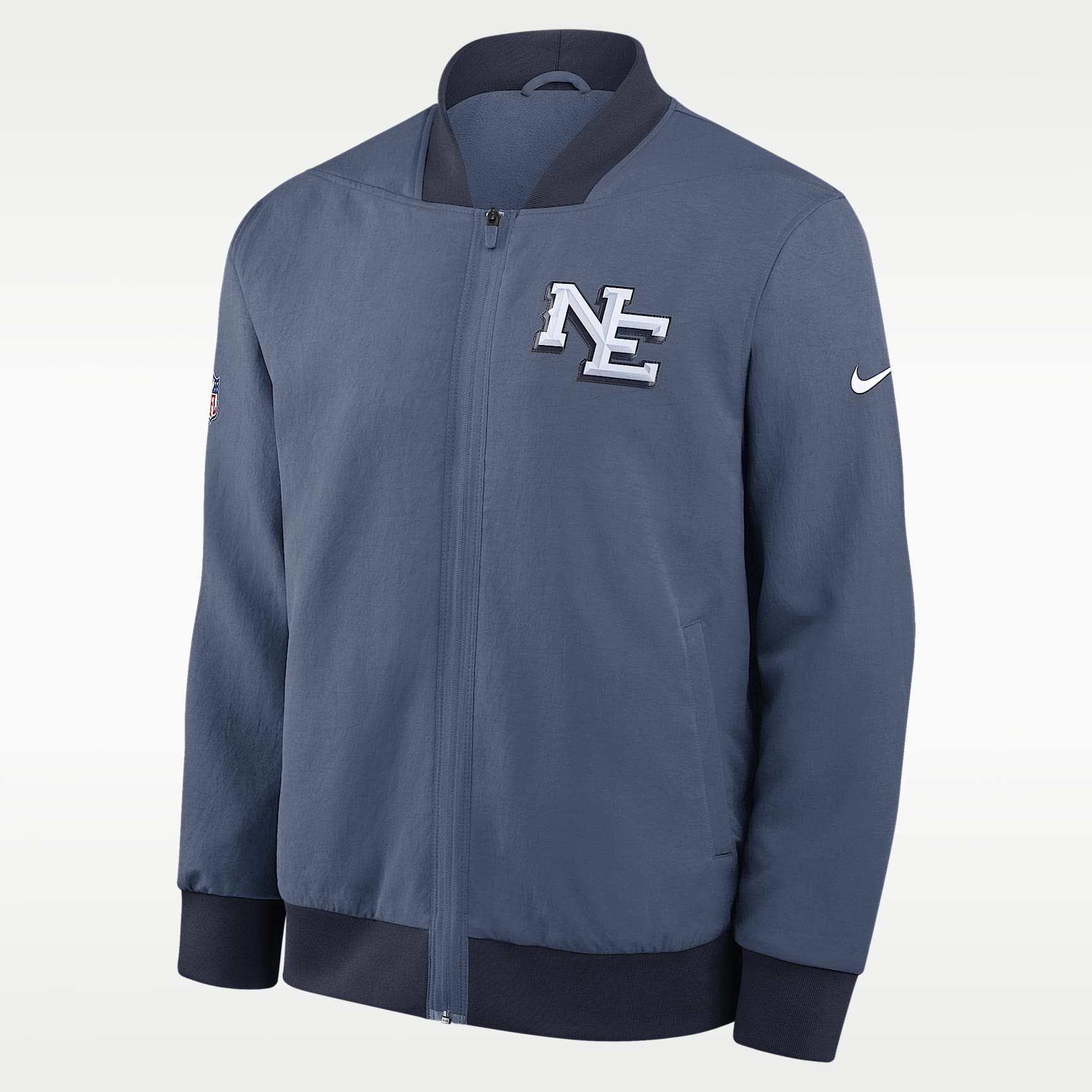 New England Patriots Rivalries Collection Sideline Men's Nike NFL Full-Zip Bomber Jacket