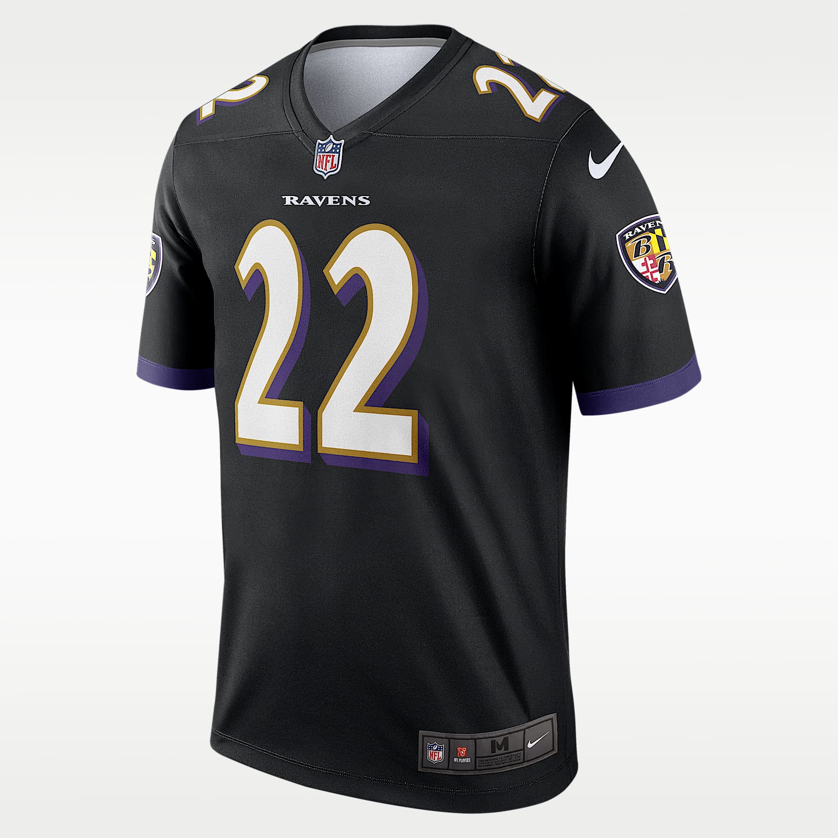 Jersey Nike Dri-FIT de la NFL Legend para hombre Derrick Henry Baltimore Ravens