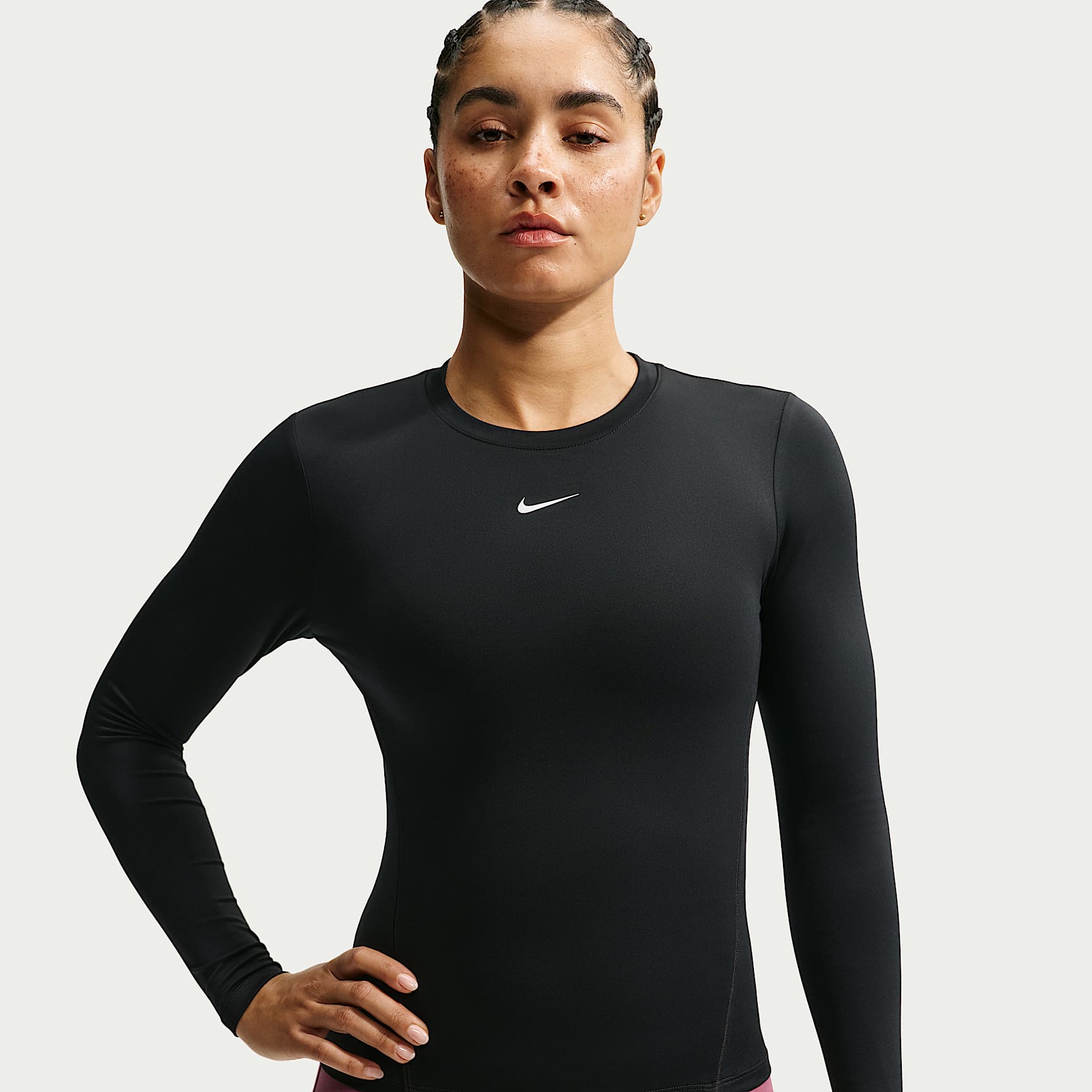 Maglia a manica lunga Dri-FIT Nike One Fitted – Donna