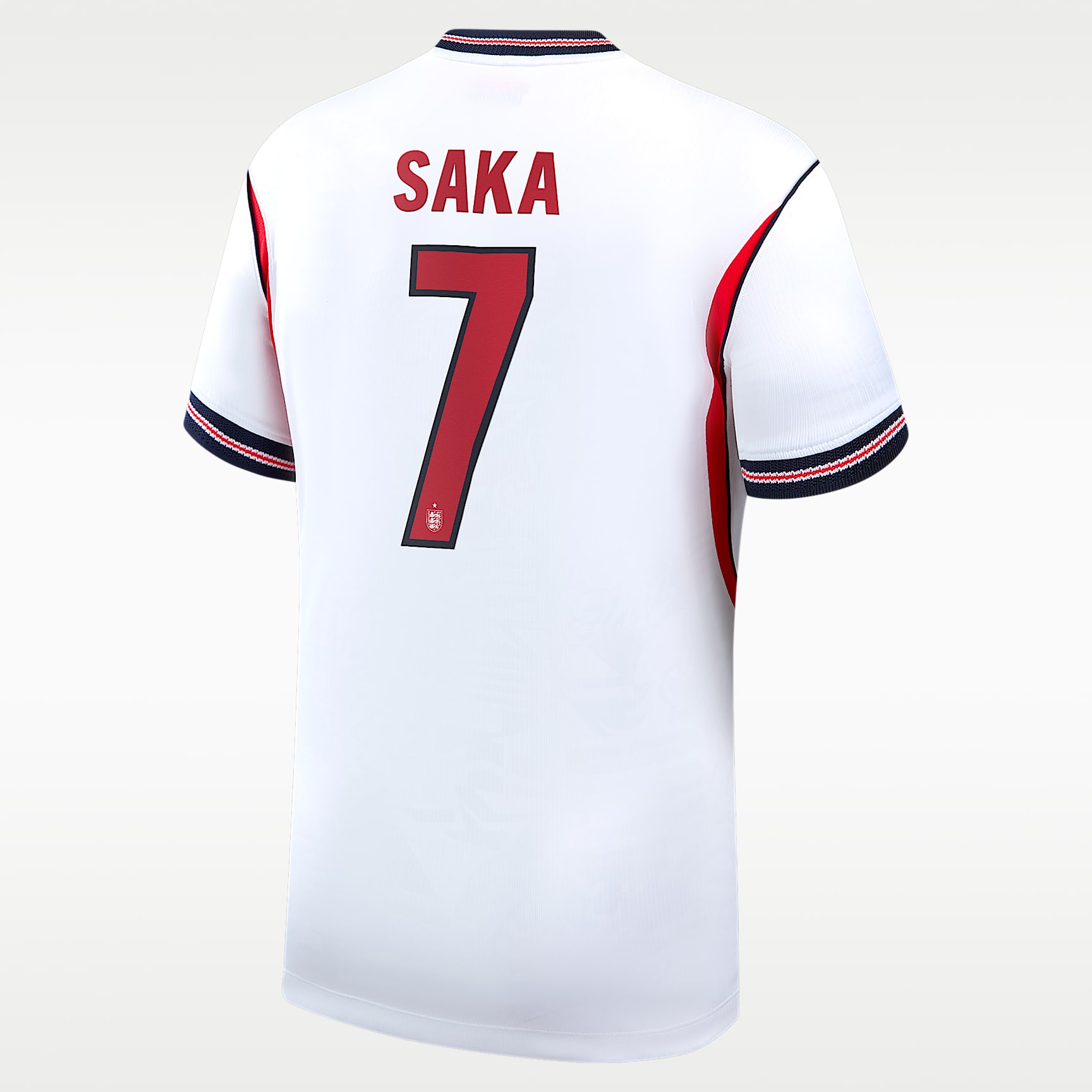 Bukayo Saka England National Team 2026 Stadium Home Men's Nike Dri-FIT Soccer Jersey