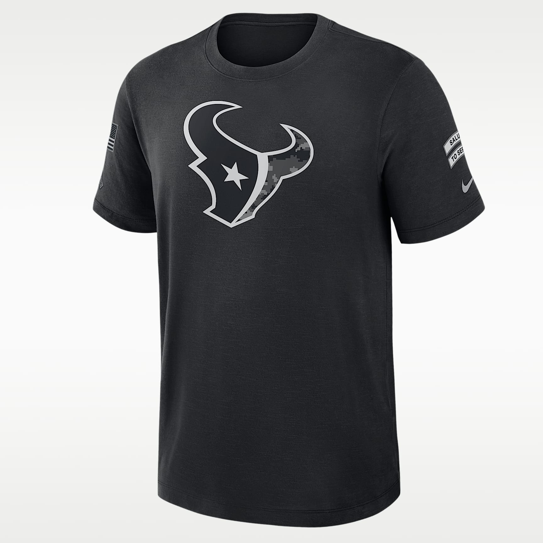 Playera Nike Dri-FIT de la NFL para hombre Houston Texans Salute to Service Slub