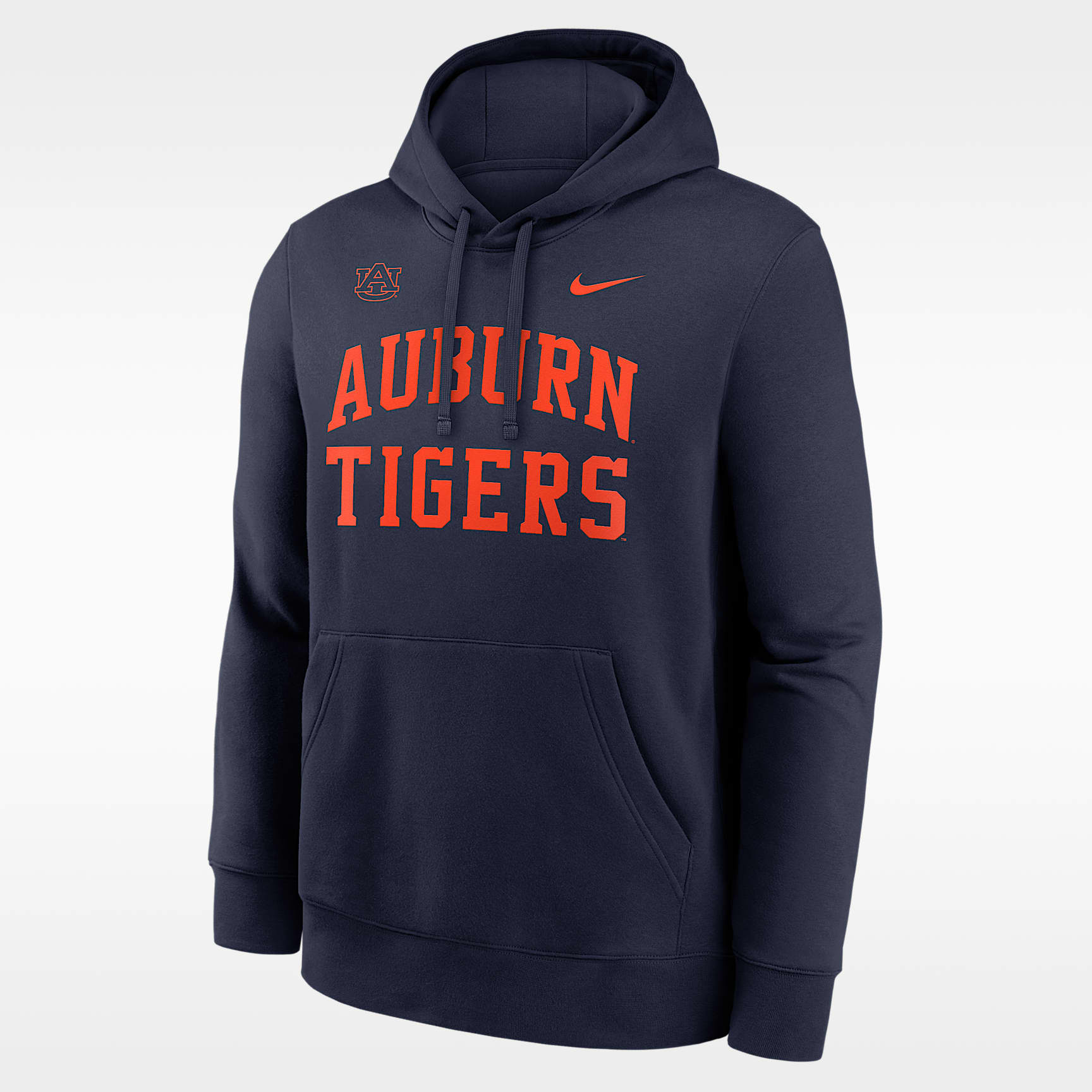 Auburn Primetime Arched Club Men's Nike College Pullover Hoodie