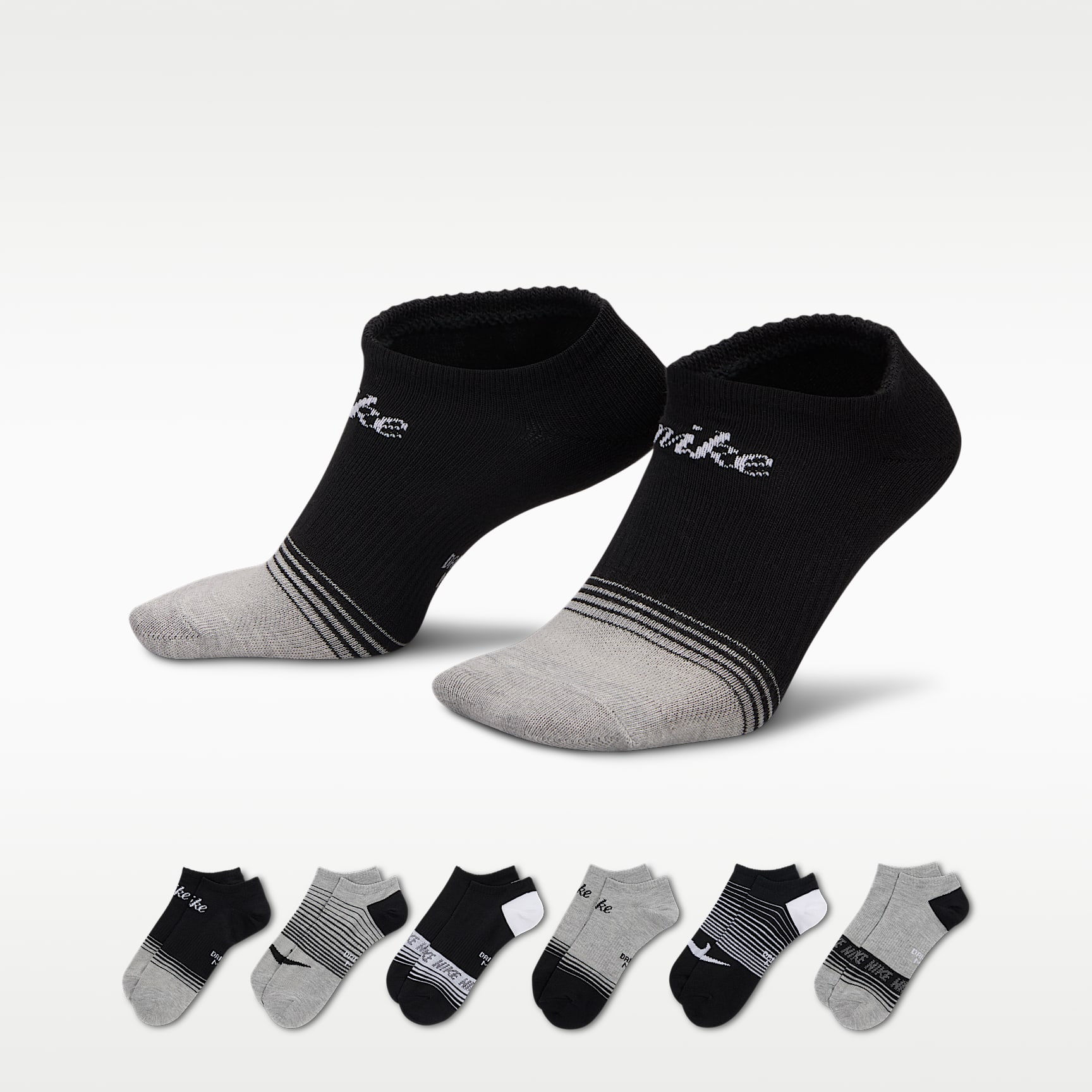 Nike Everyday leichte No-Show-Socken (6 Paar)