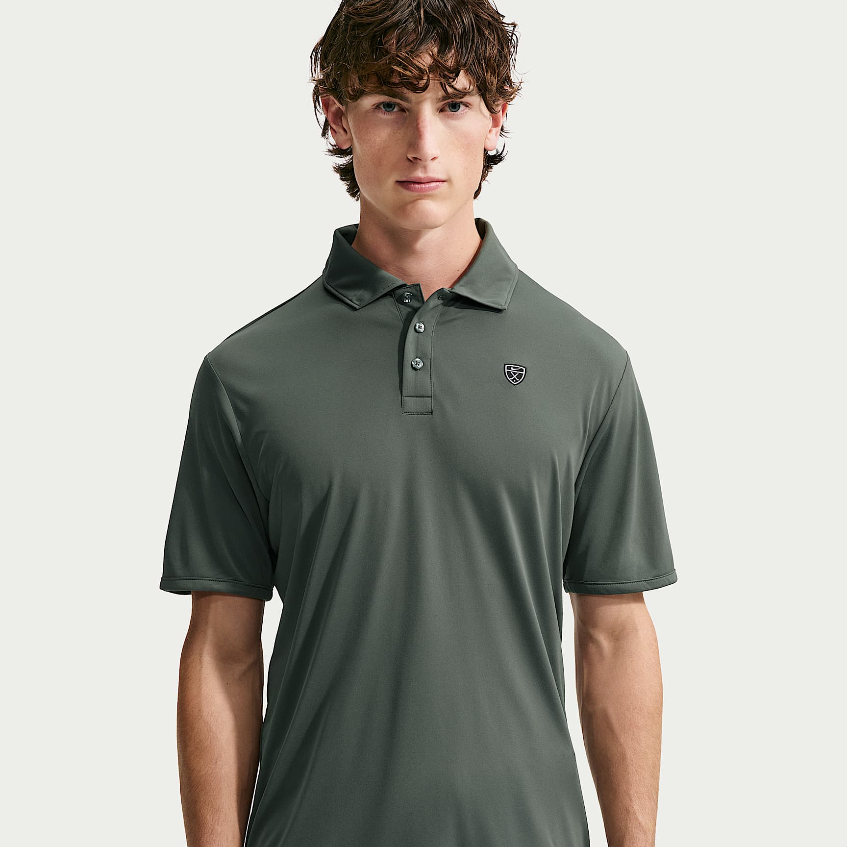 Nike Par Men's Dri-FIT Chest-Logo Golf Polo