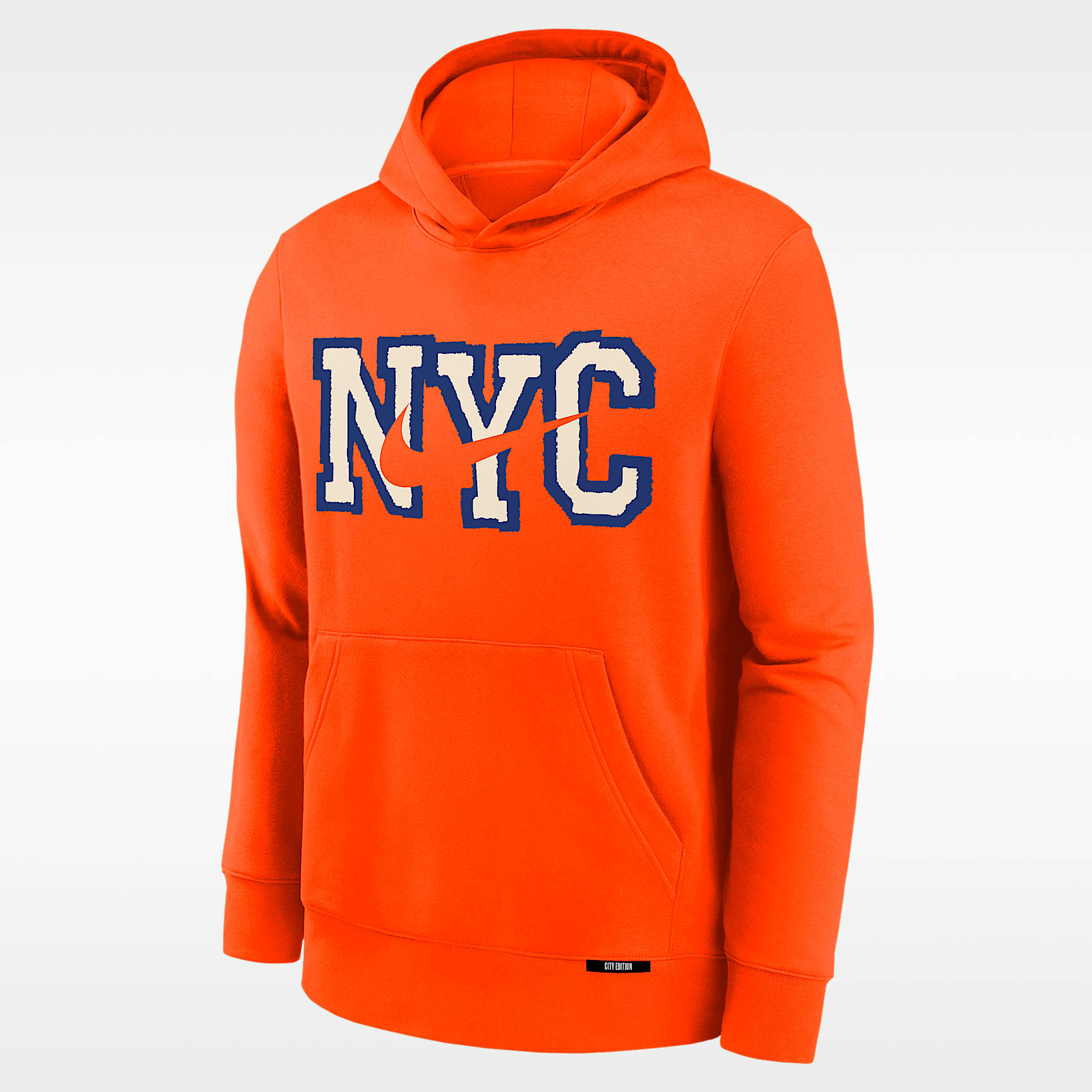 New York Knicks Club Fleece City Edition Big Kids' Fleece Hoodie