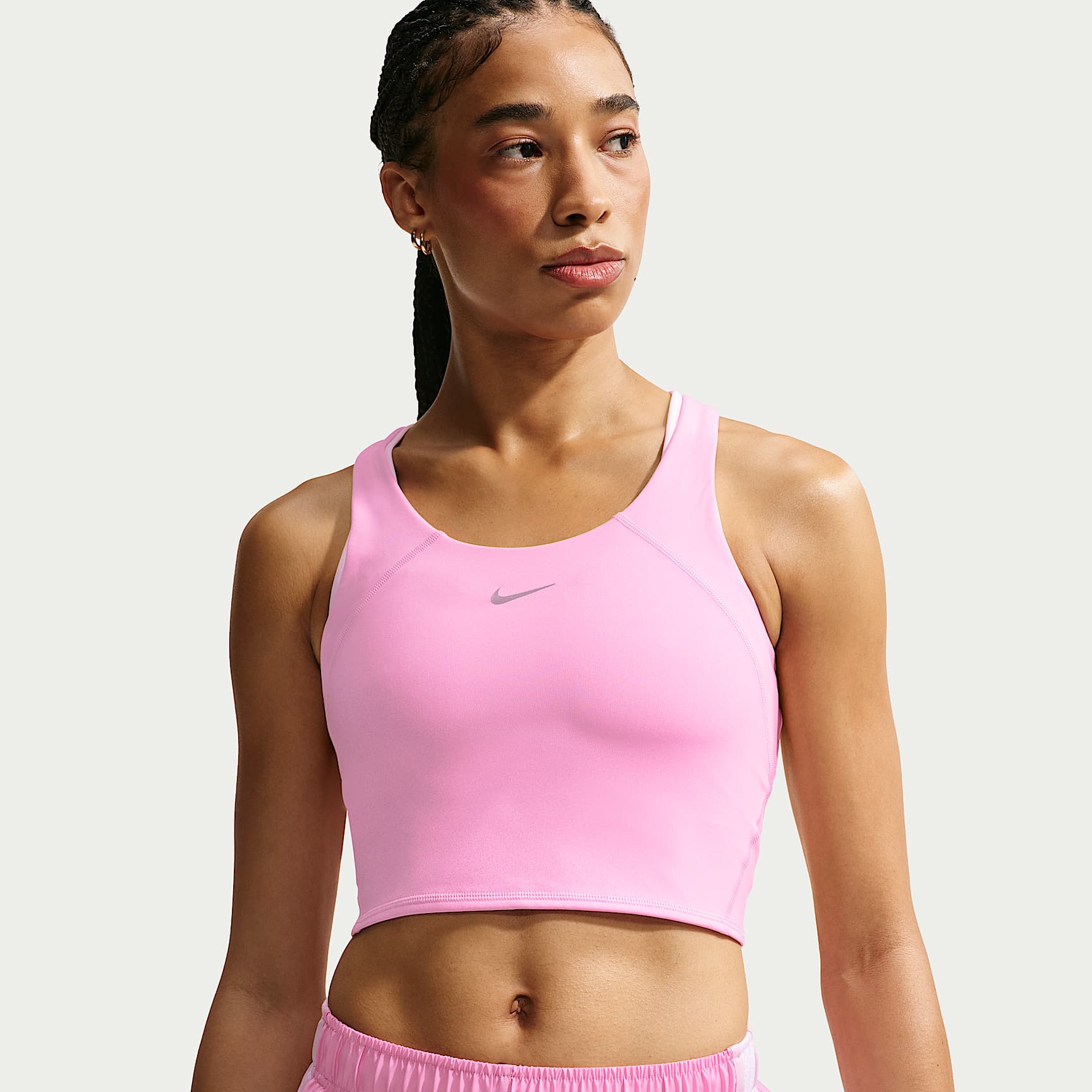 Nike Tempo Women's Medium-Support Cropped Sports Bra Tank Top