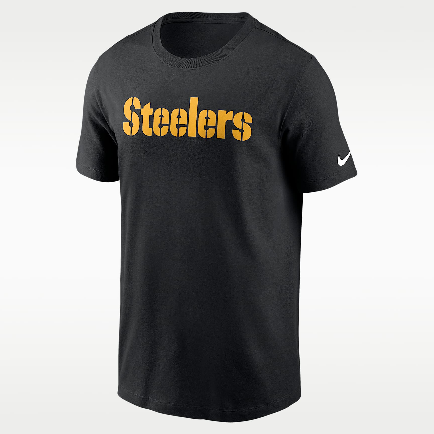 Playera Nike de la NFL para hombre Pittsburgh Steelers Primetime Wordmark Essential