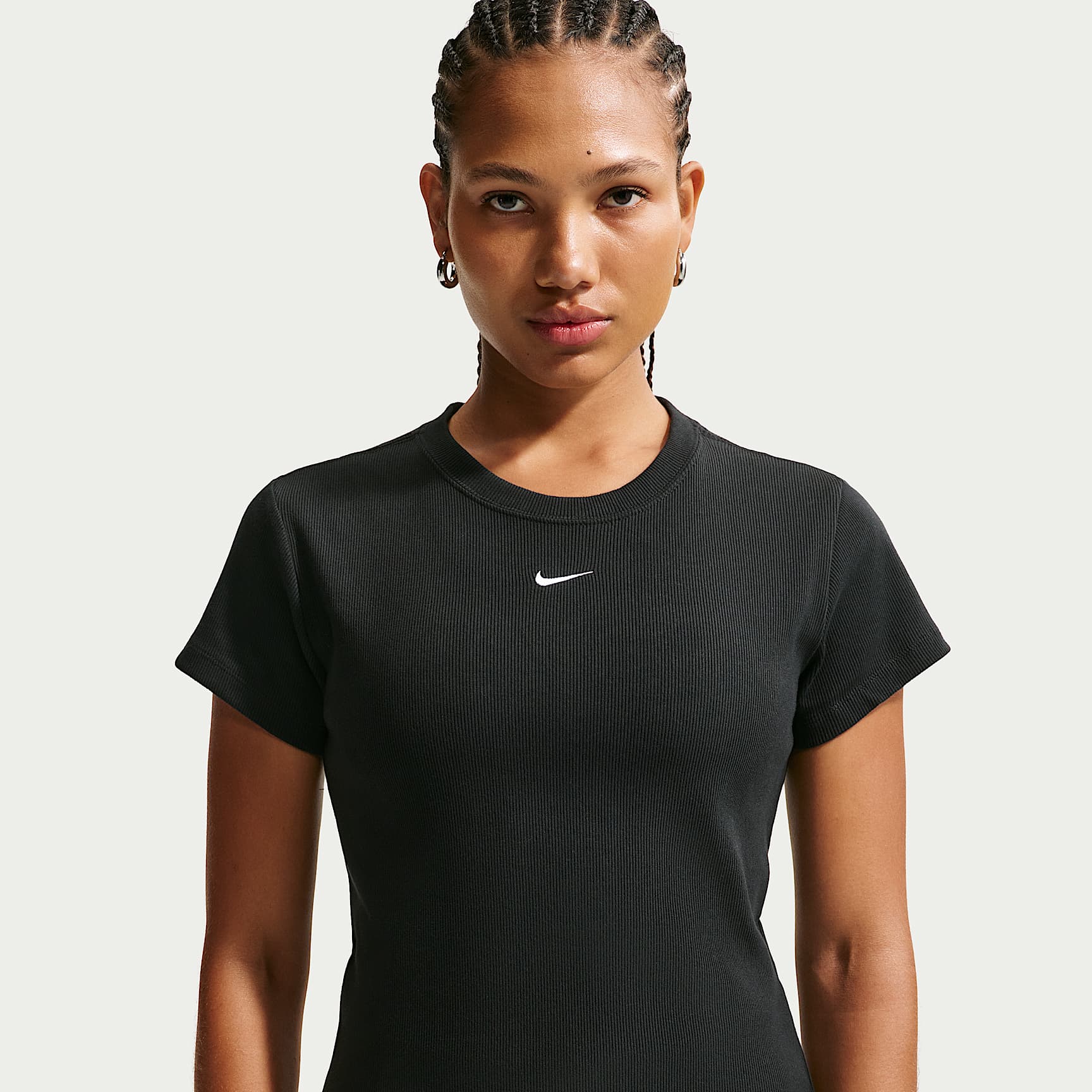 Nike Sportswear Women's Tight Ribbed Short-Sleeve T-Shirt