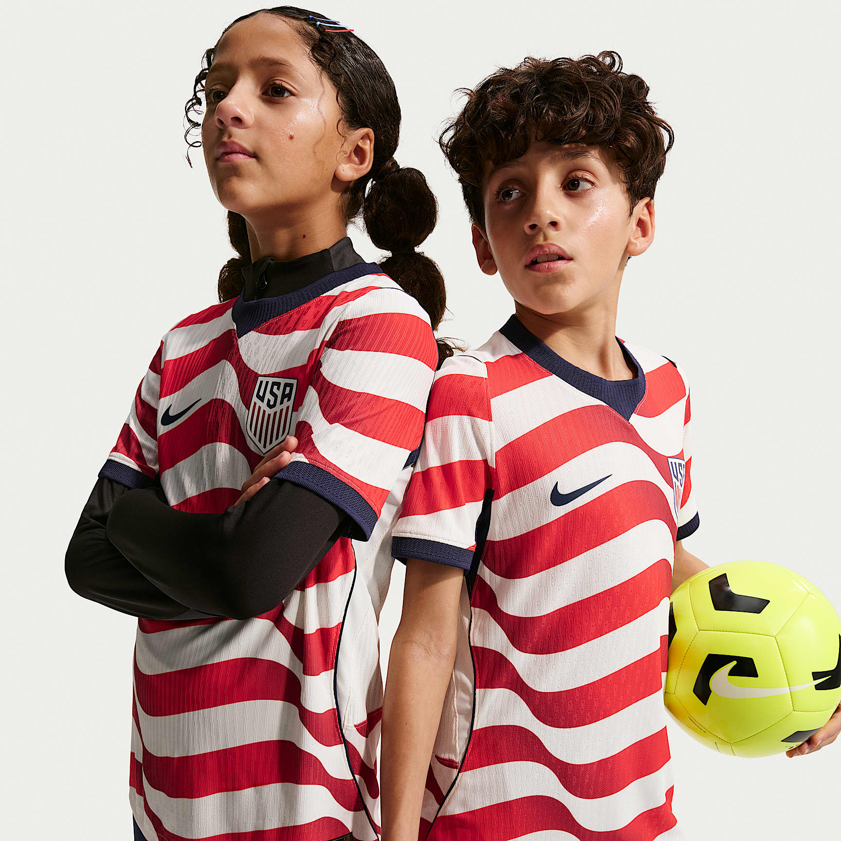 USMNT 2026/27 Match Home Big Kids' Nike Aero-FIT Soccer Authentic Jersey