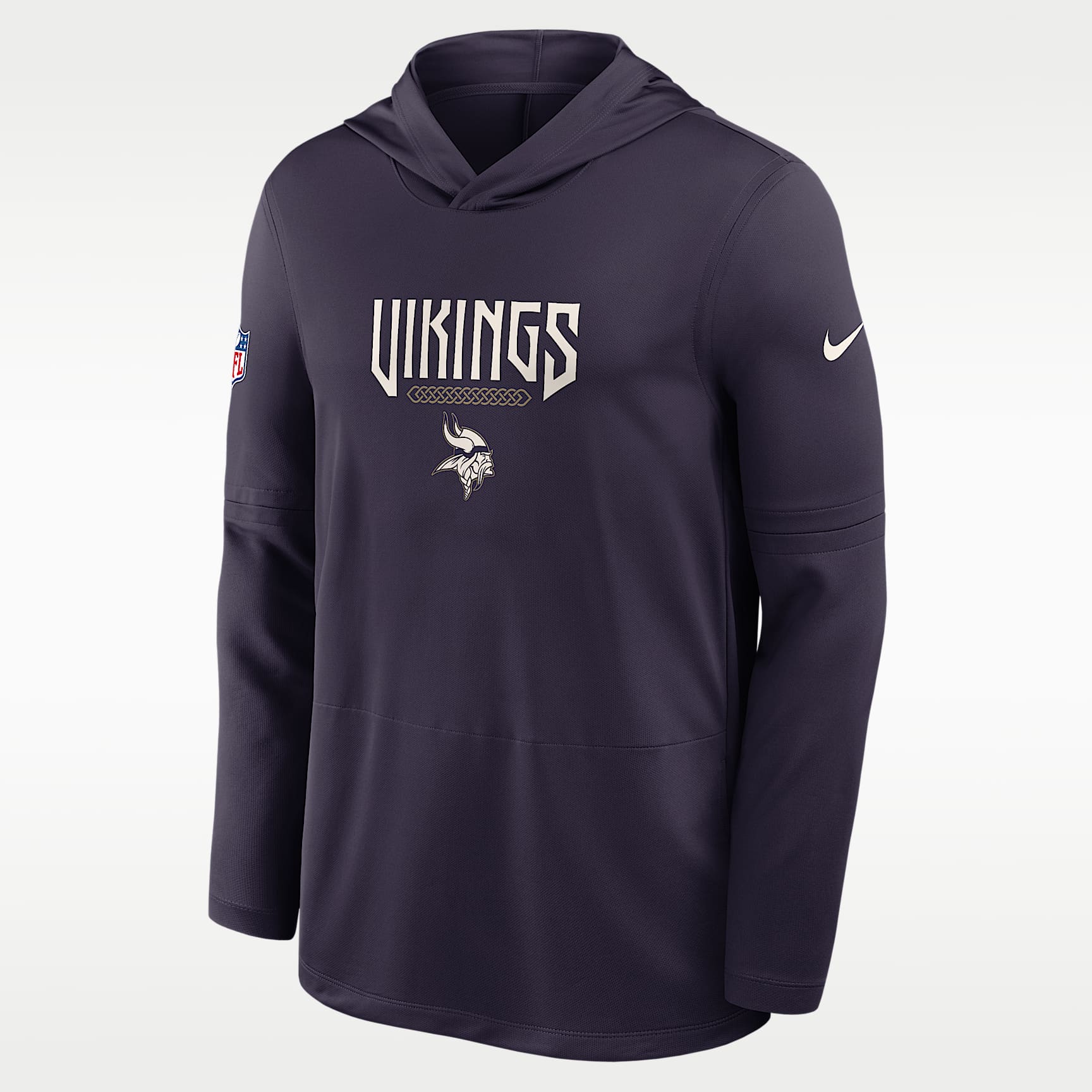 Minnesota Vikings Rivalries Collection Sideline Men's Nike Dri-FIT NFL Long-Sleeve Hooded Top