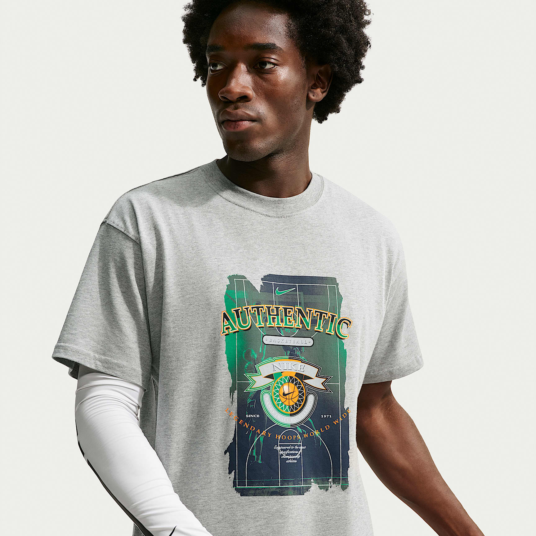Nike-basket-T-skjorte til herre