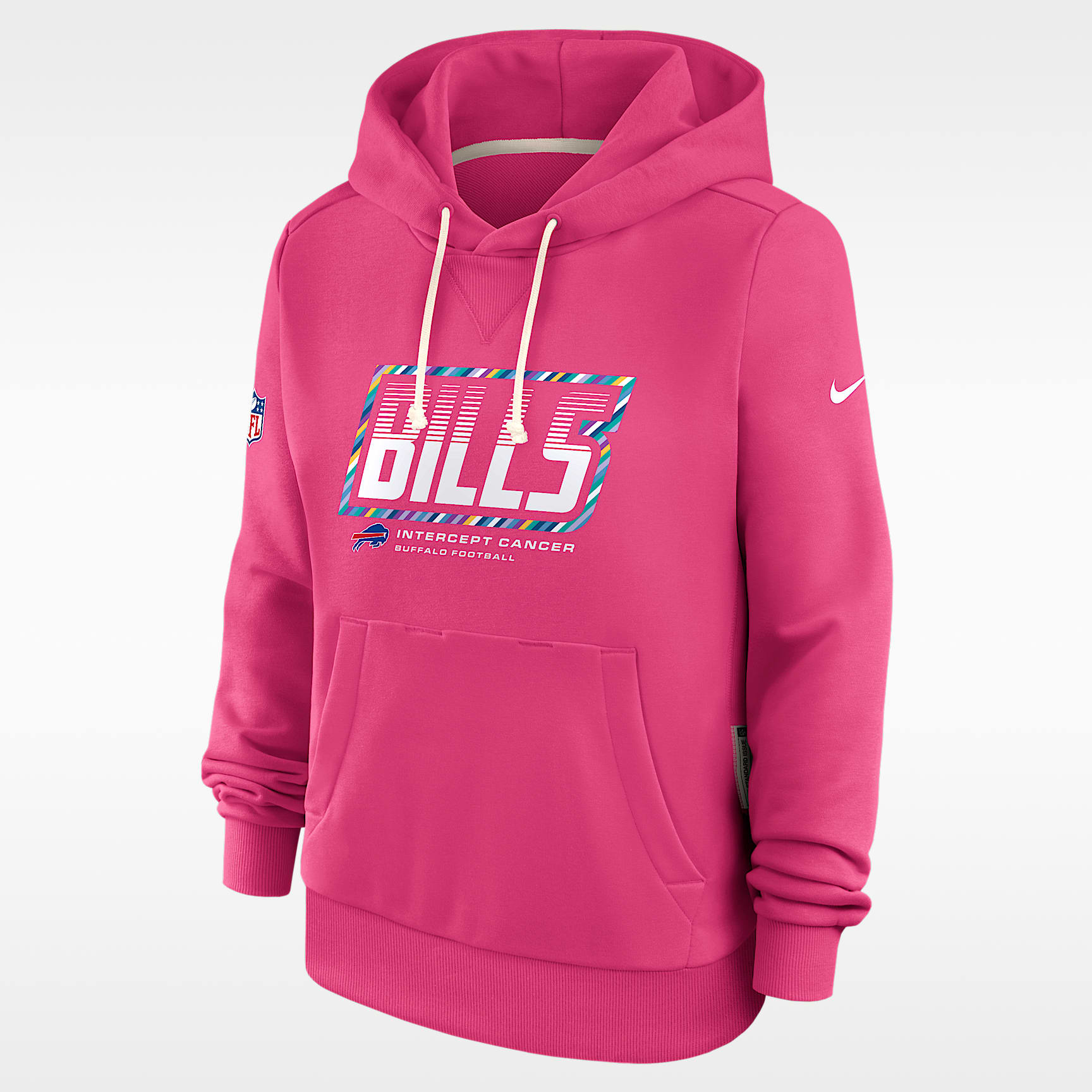 Buffalo Bills Crucial Catch Standard Issue Women's Nike Dri-FIT NFL Pullover Hoodie