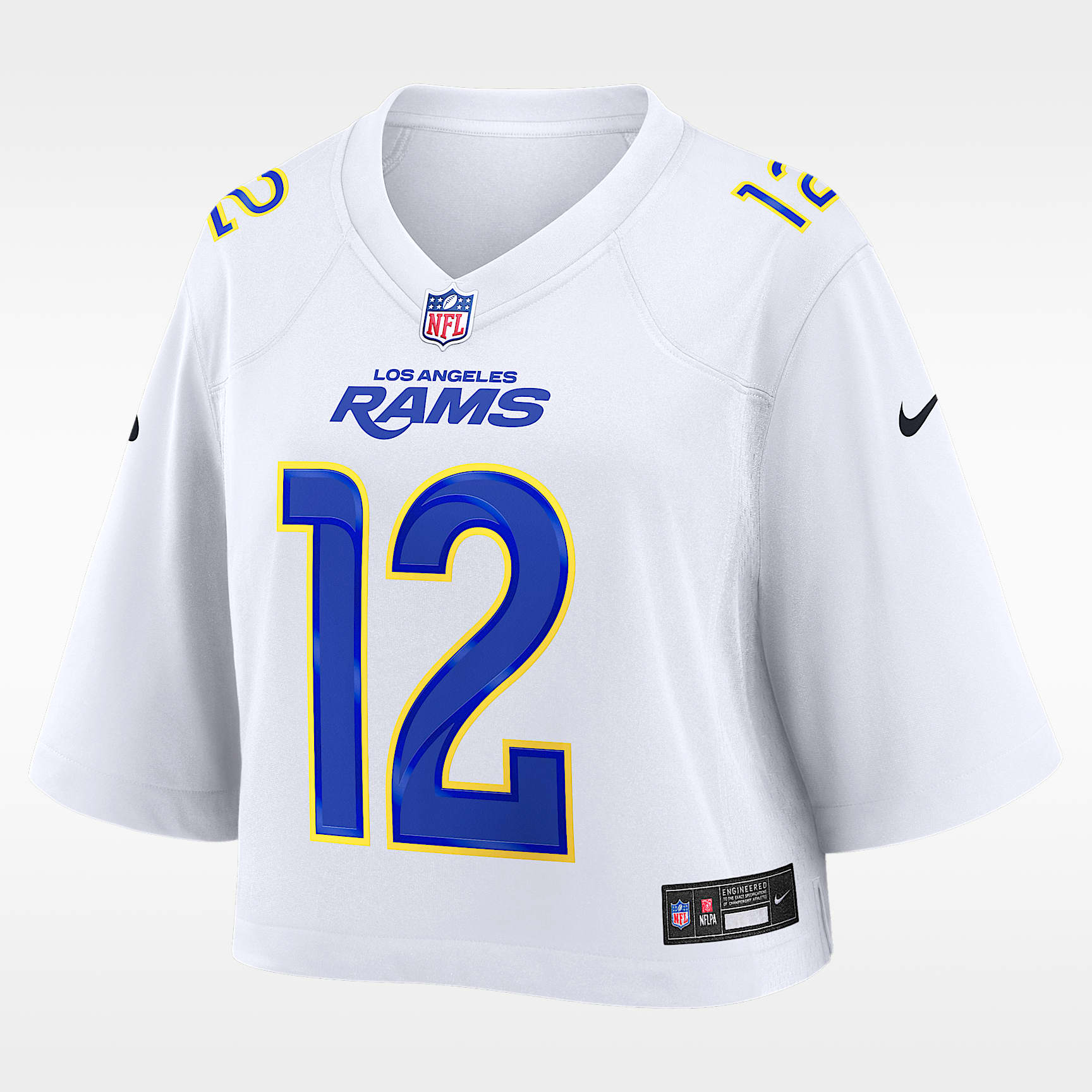 Puka Nacua Los Angeles Rams Women's Nike NFL Cropped Tundra Game Jersey