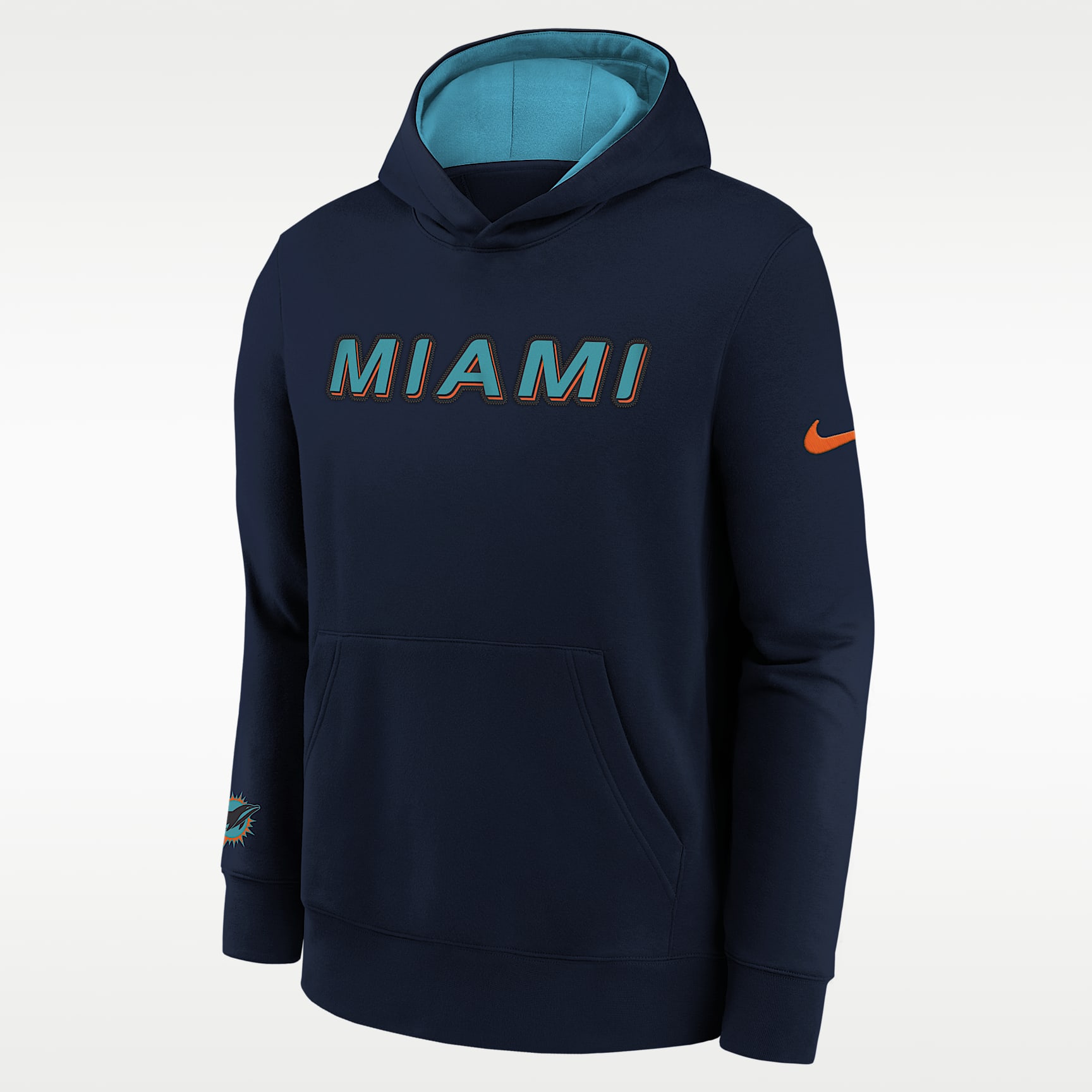 Miami Dolphins Rivalry Club Big Kids' Nike NFL Pullover Hoodie