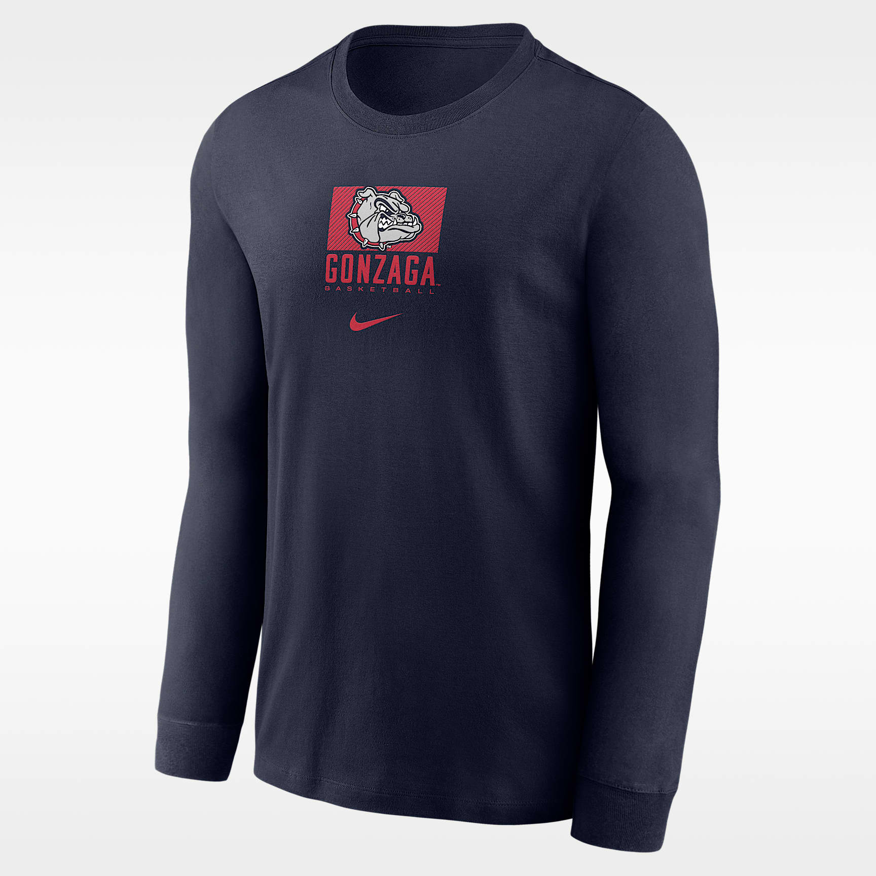 Playera universitaria de manga larga Nike Dri-FIT para hombre Gonzaga Basketball Legend