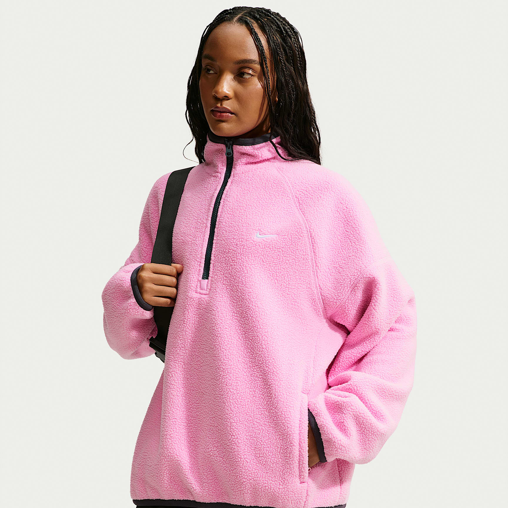 Sudadera de tejido Fleece oversized para mujer Nike Sportswear