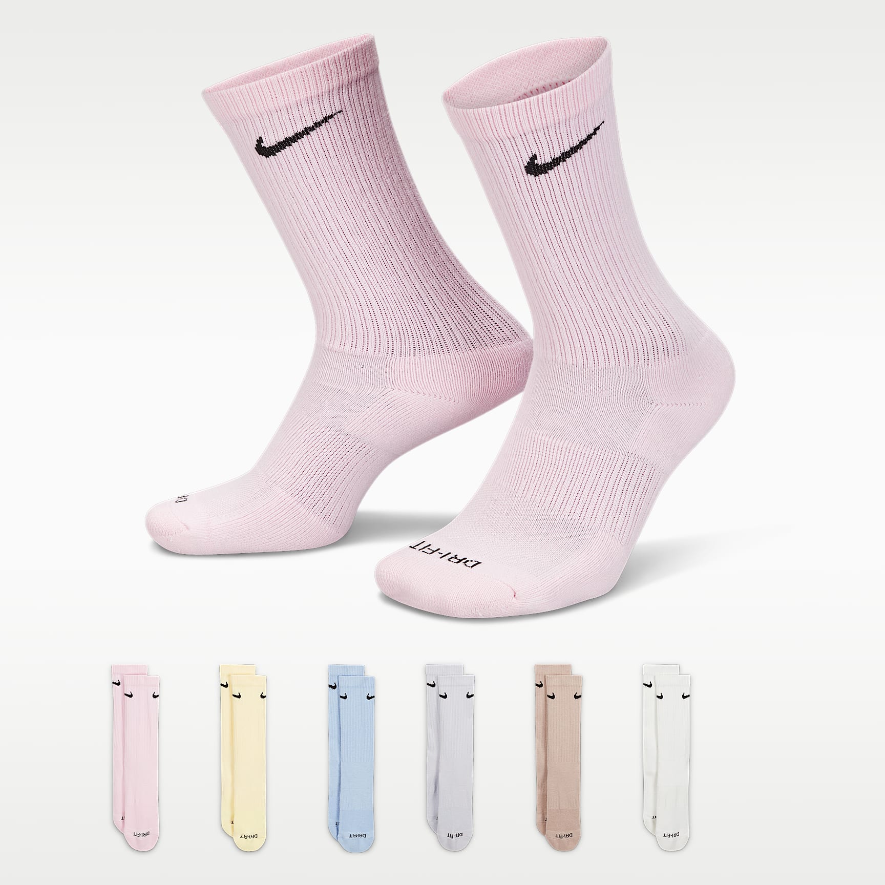 Nike Everyday Plus Cushioned Training Crew Socks (6 Pairs)