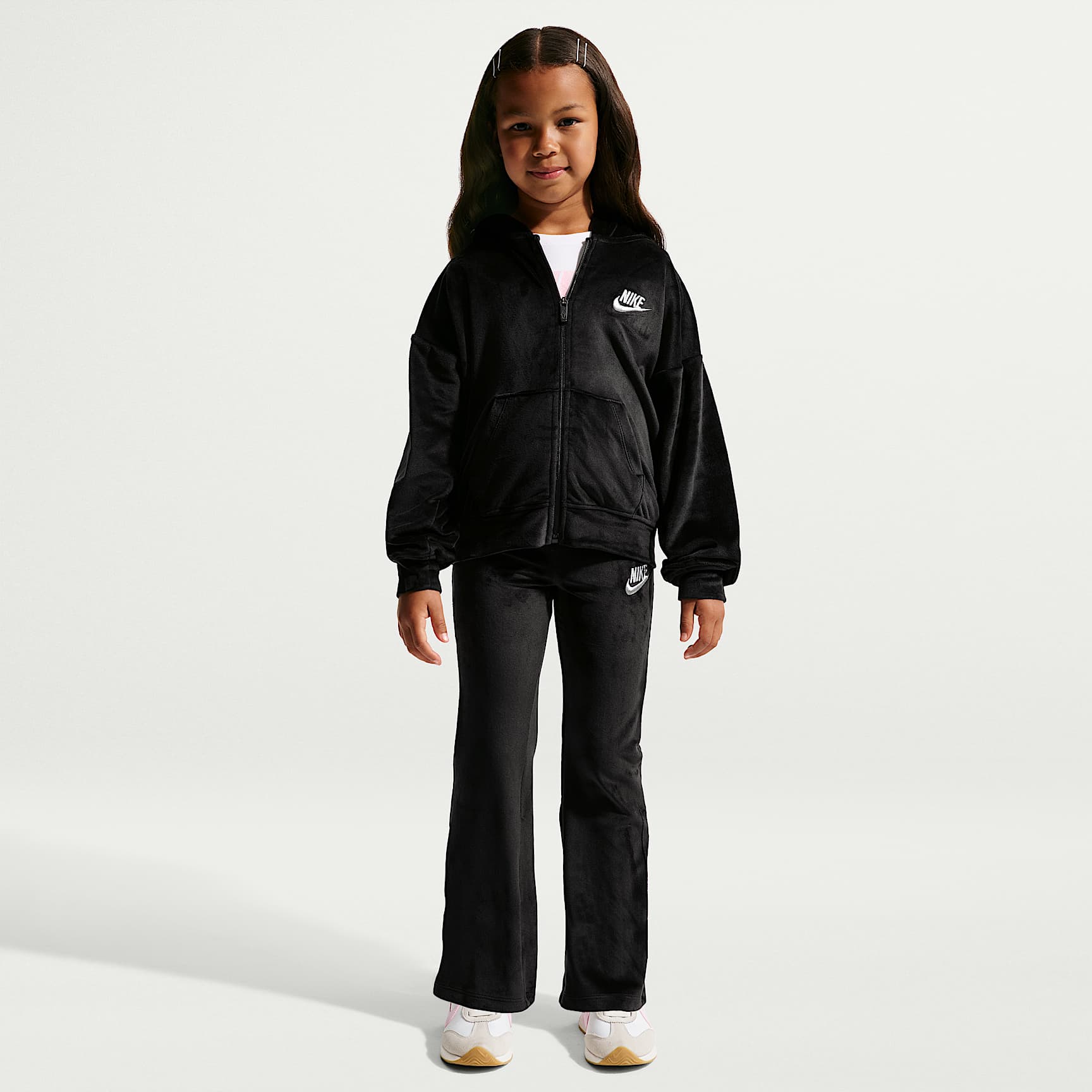 Nike Little Kids' 2-Piece Velour Flared Leggings Set
