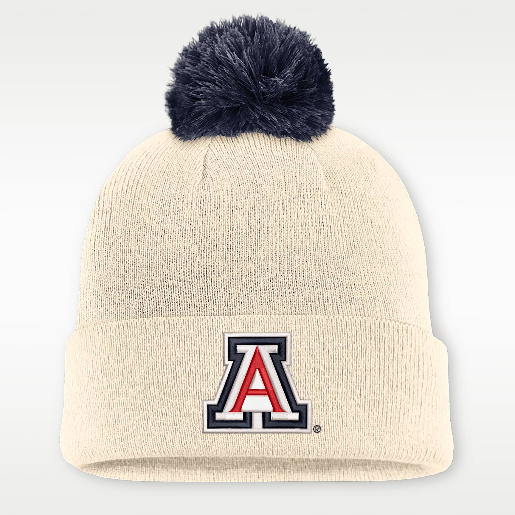 Arizona Campus Prep Script Men's Nike College Cuffed Pom Beanie