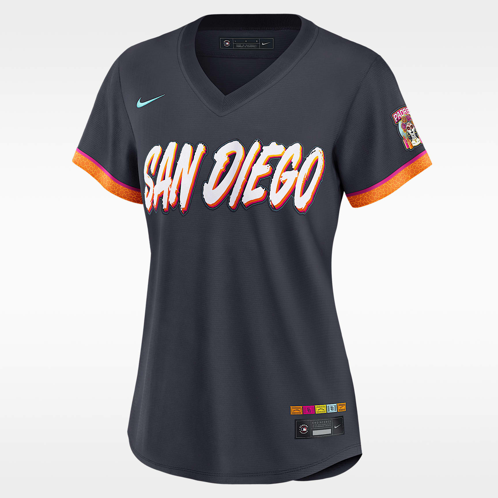 Jersey Nike Stadium de la MLB para mujer San Diego Padres City Connect