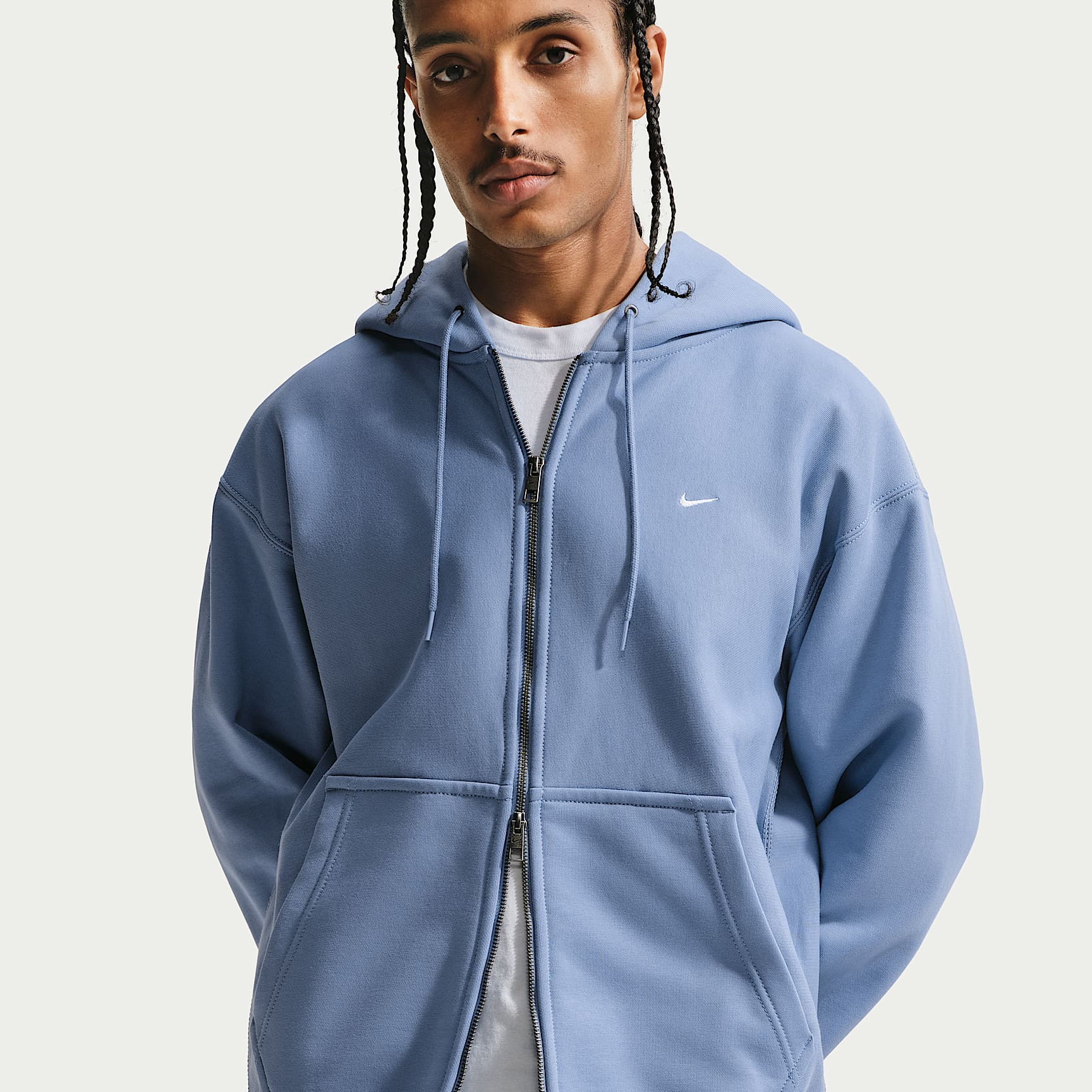 Nike Solo Swoosh Men's Full-Zip Fleece Hoodie