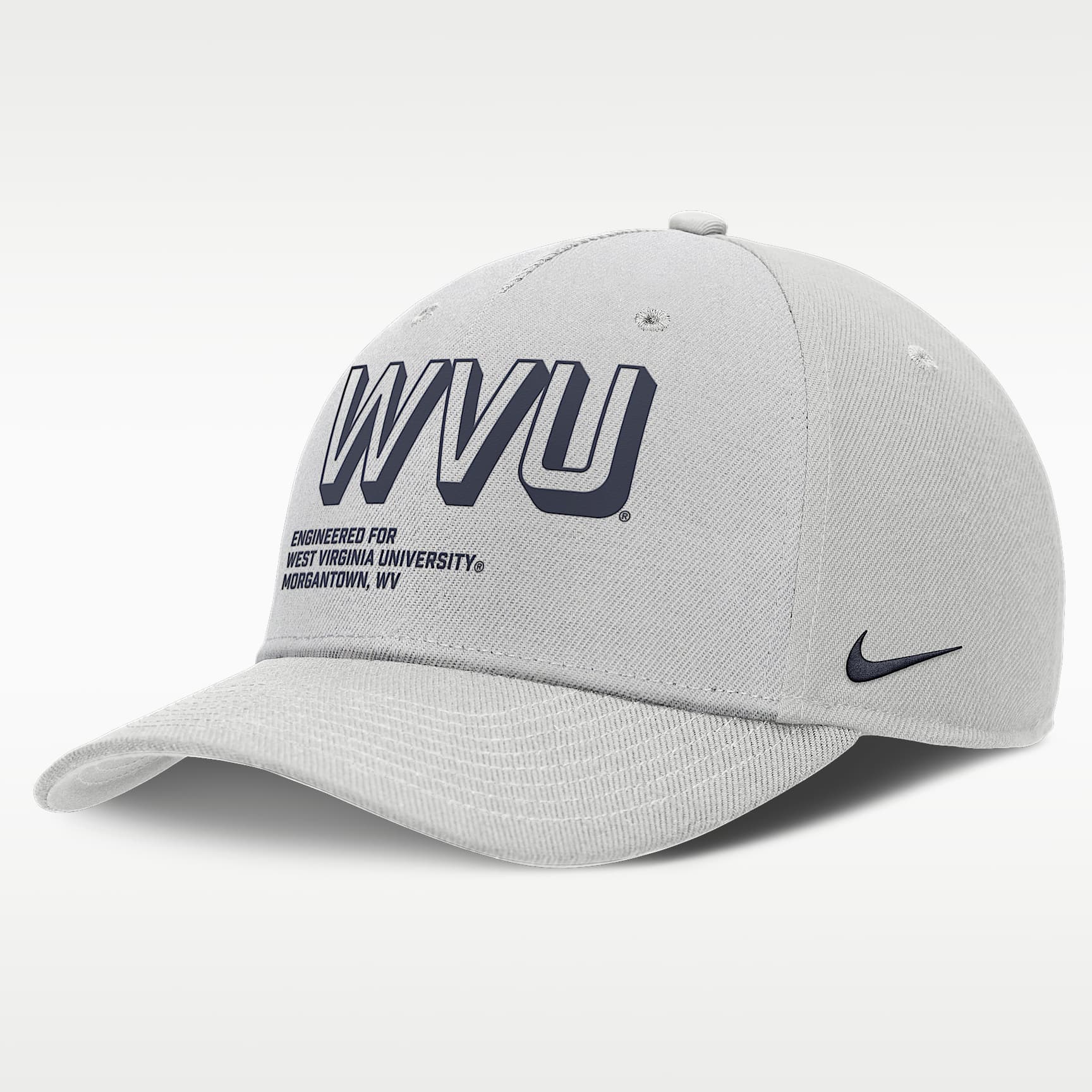 Gorra universitaria Nike ajustable para hombre West Virginia On-Field Primetime Rise