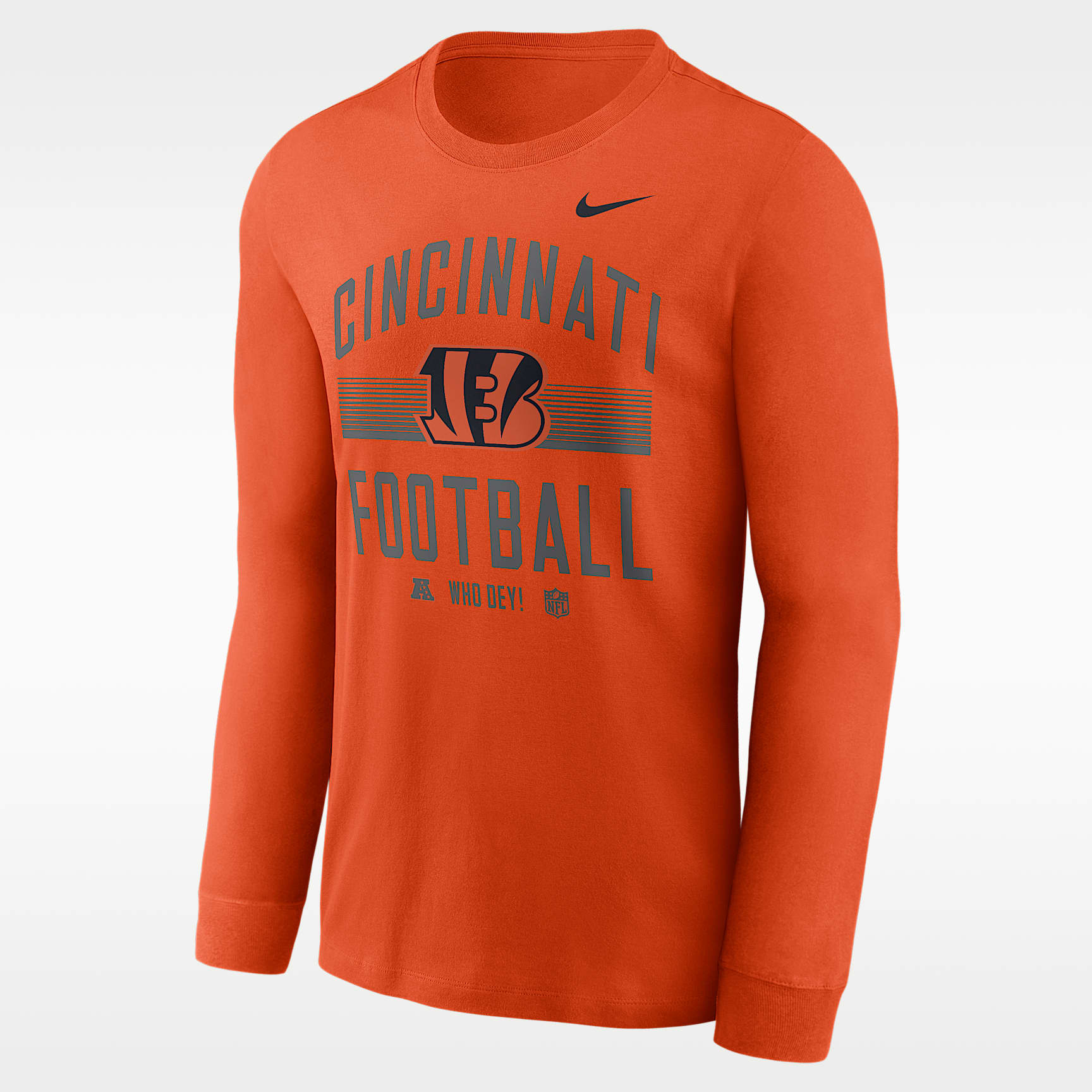 Cincinnati Bengals Essential Men's Nike Dri-FIT NFL Long-Sleeve T-Shirt
