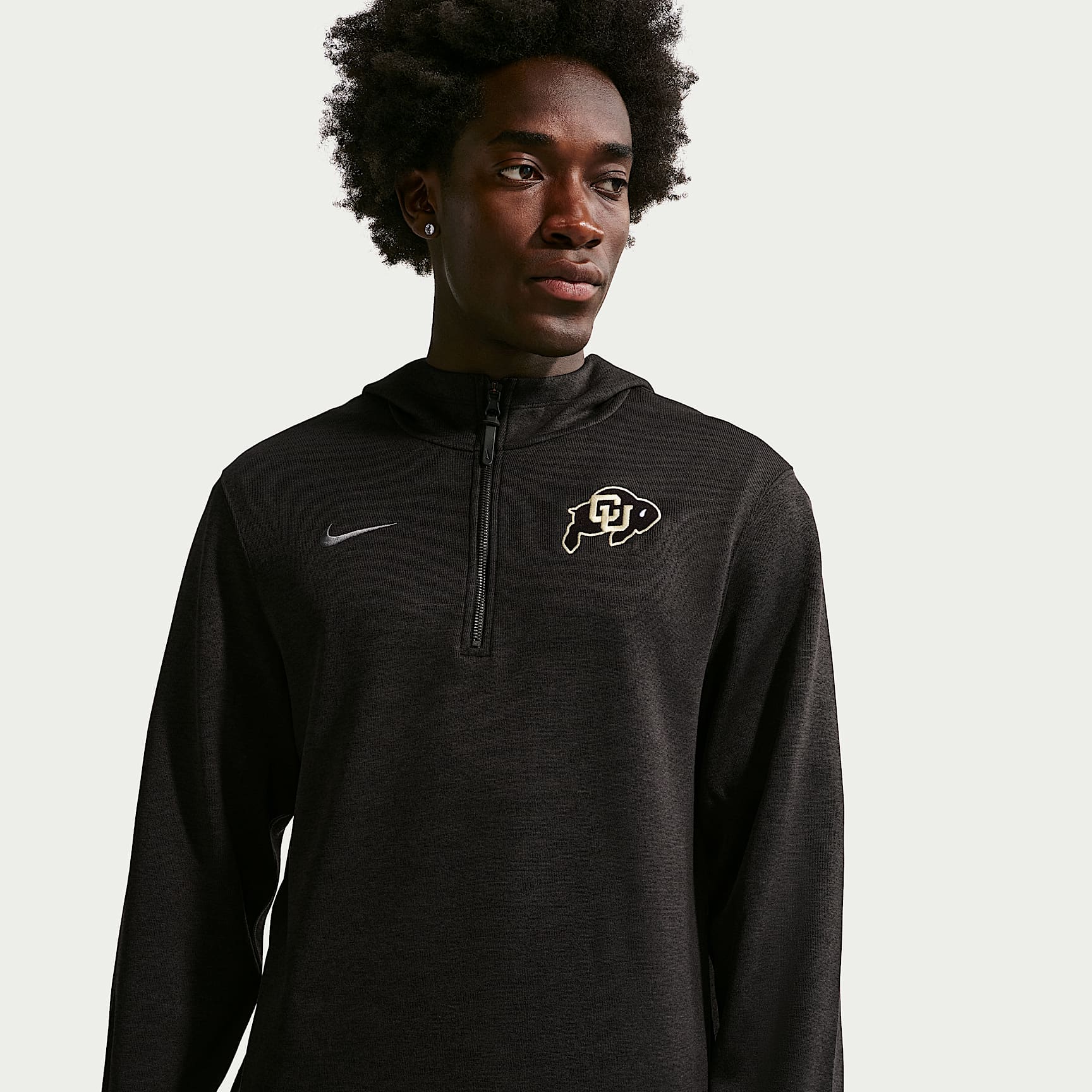 Colorado Buffaloes Nike NCAA Men's Basketball Coaches' Pullover Hoodie