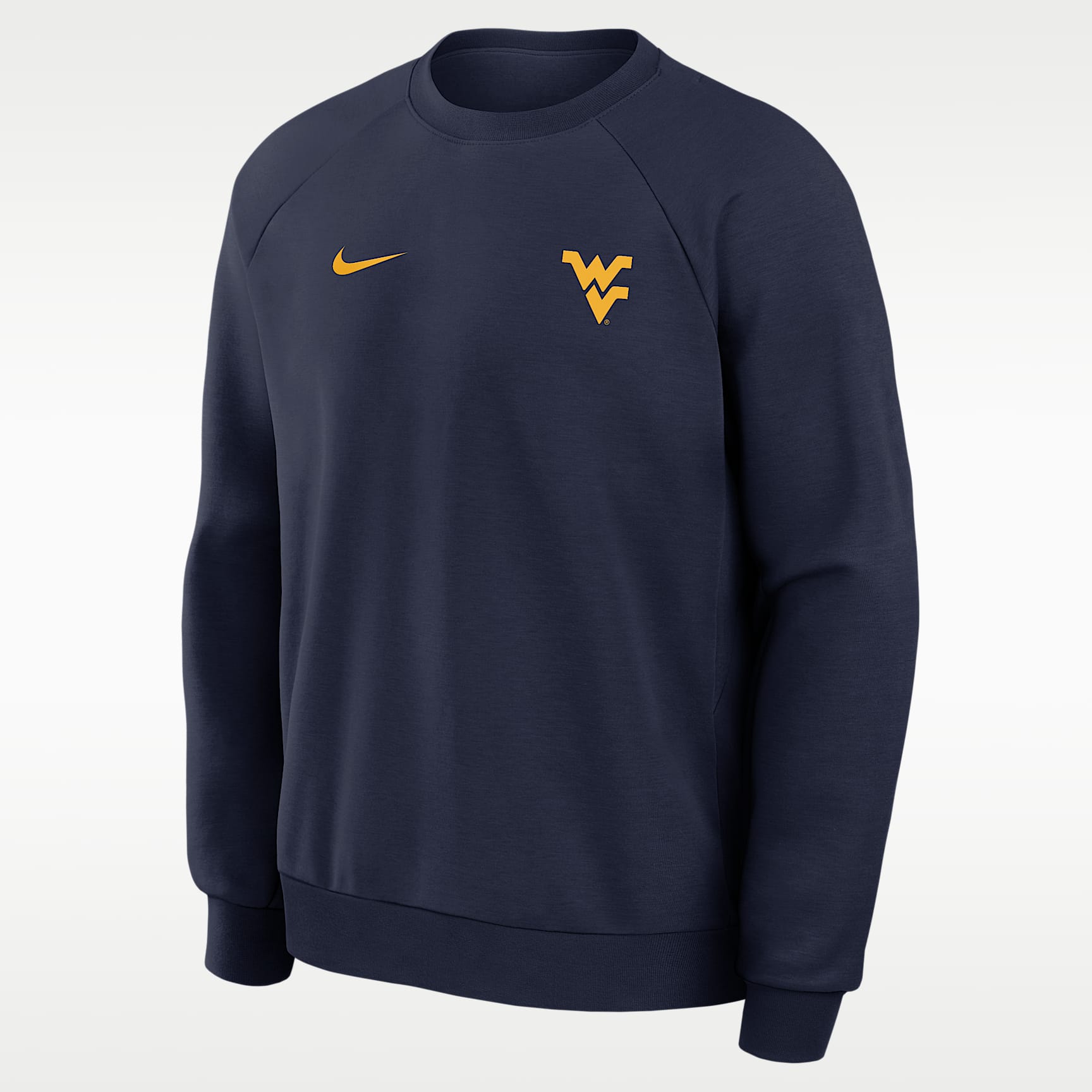 West Virginia Premium Performance Men's Nike Dri-FIT College Pullover Crew