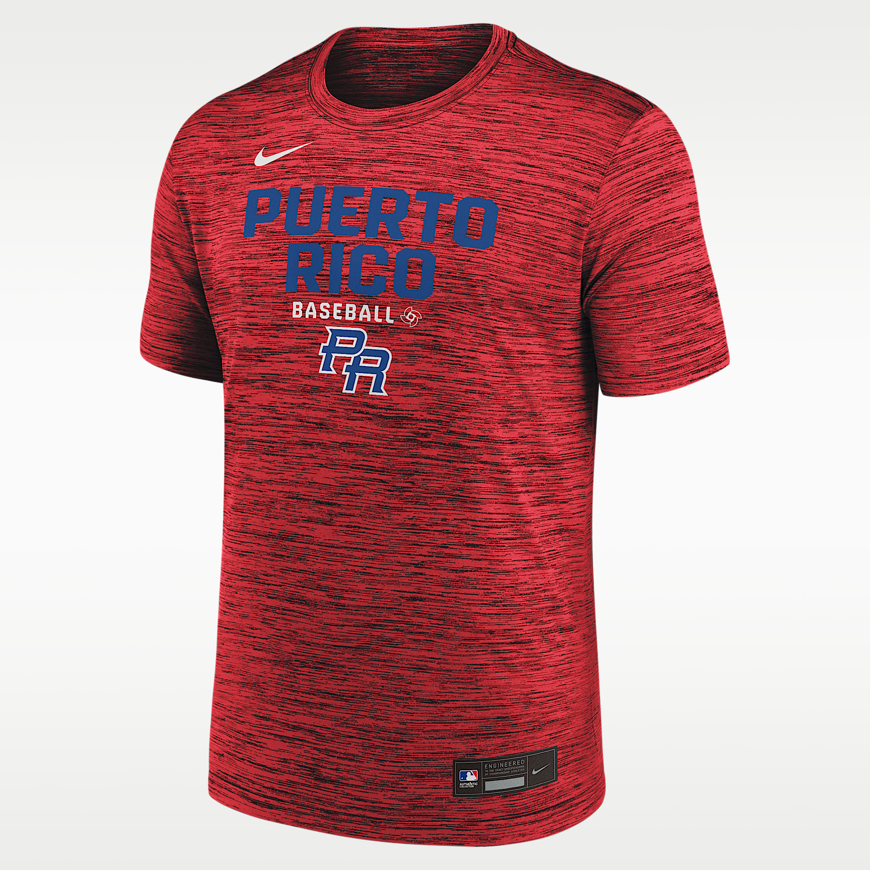 Playera Nike Dri-FIT para hombre Puerto Rico National Baseball Team 2026 World Baseball Classic Velocity