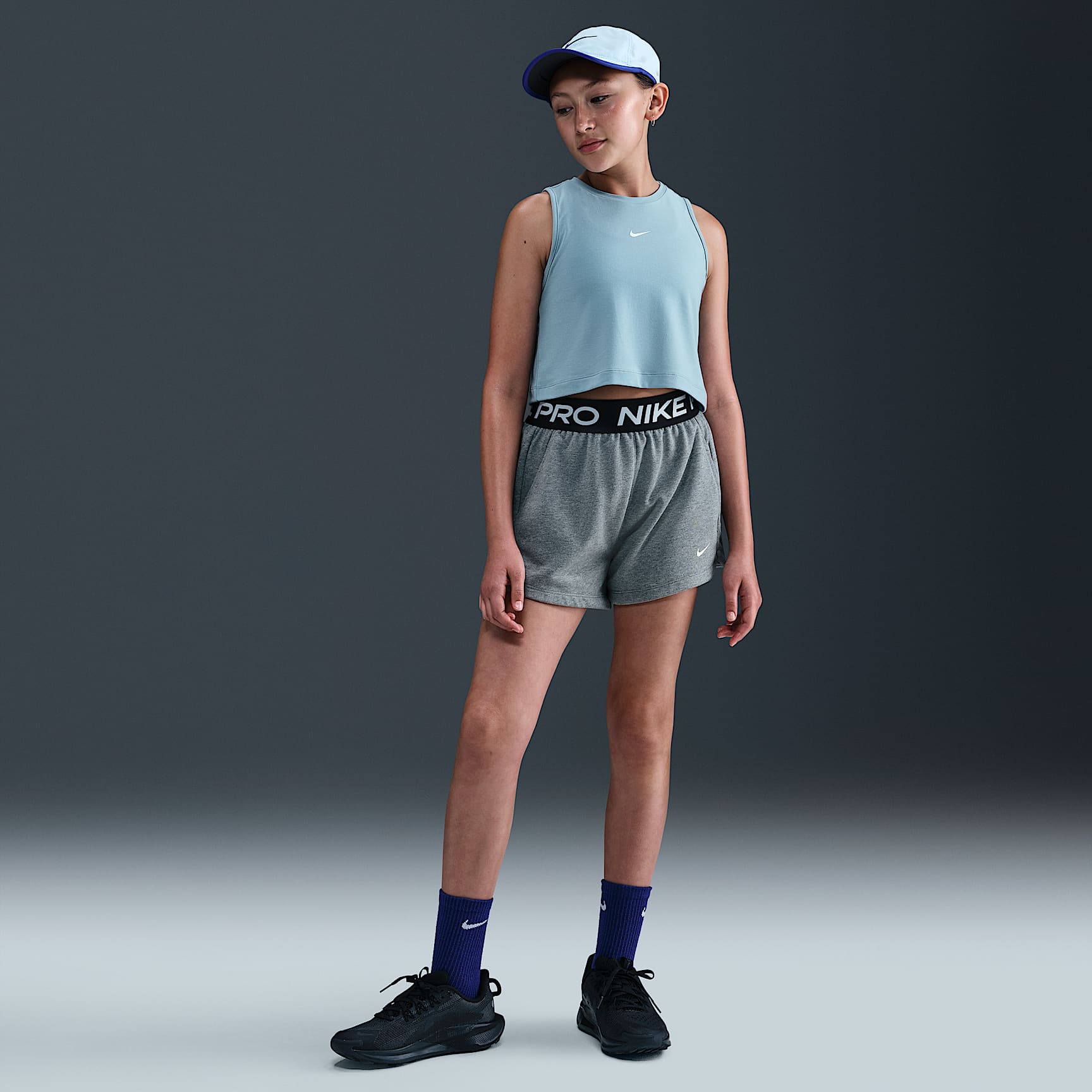 Nike Pro Fleece Big Kids' (Girls') Dri-FIT Shorts