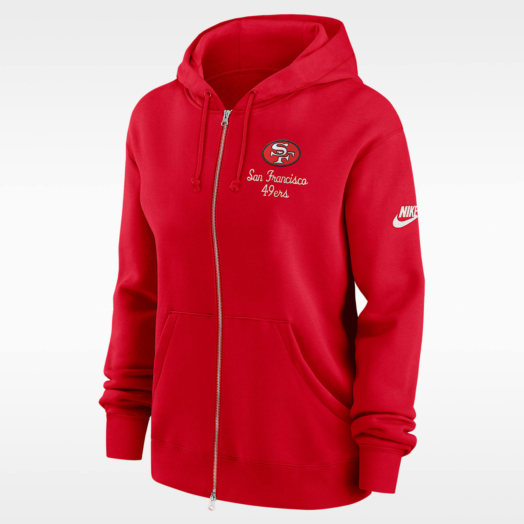 San Francisco 49ers Phoenix Rewind Women's Nike NFL Full-Zip Hoodie