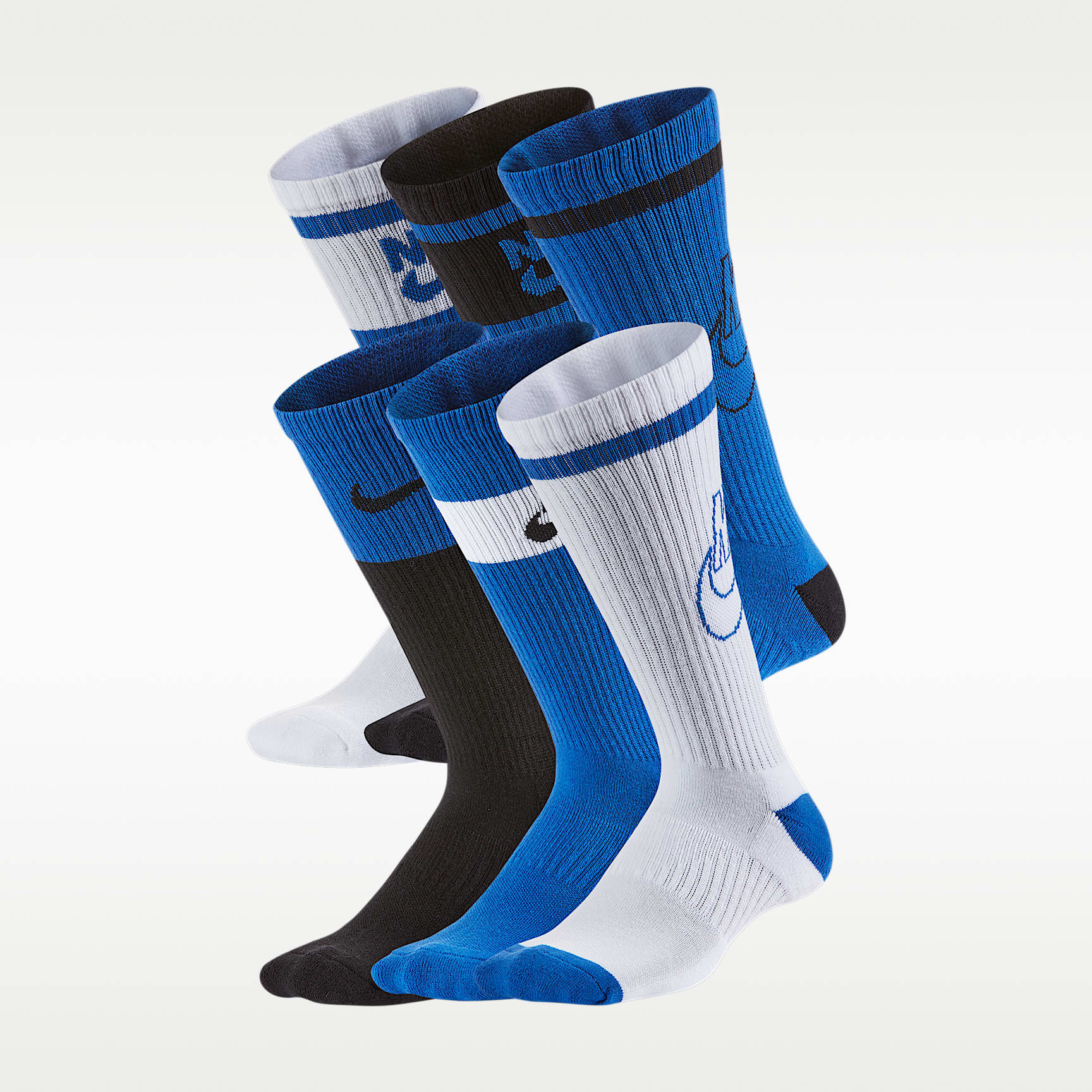 Nike Everyday gepolsterte Crew-Kindersocken (6 Paar)