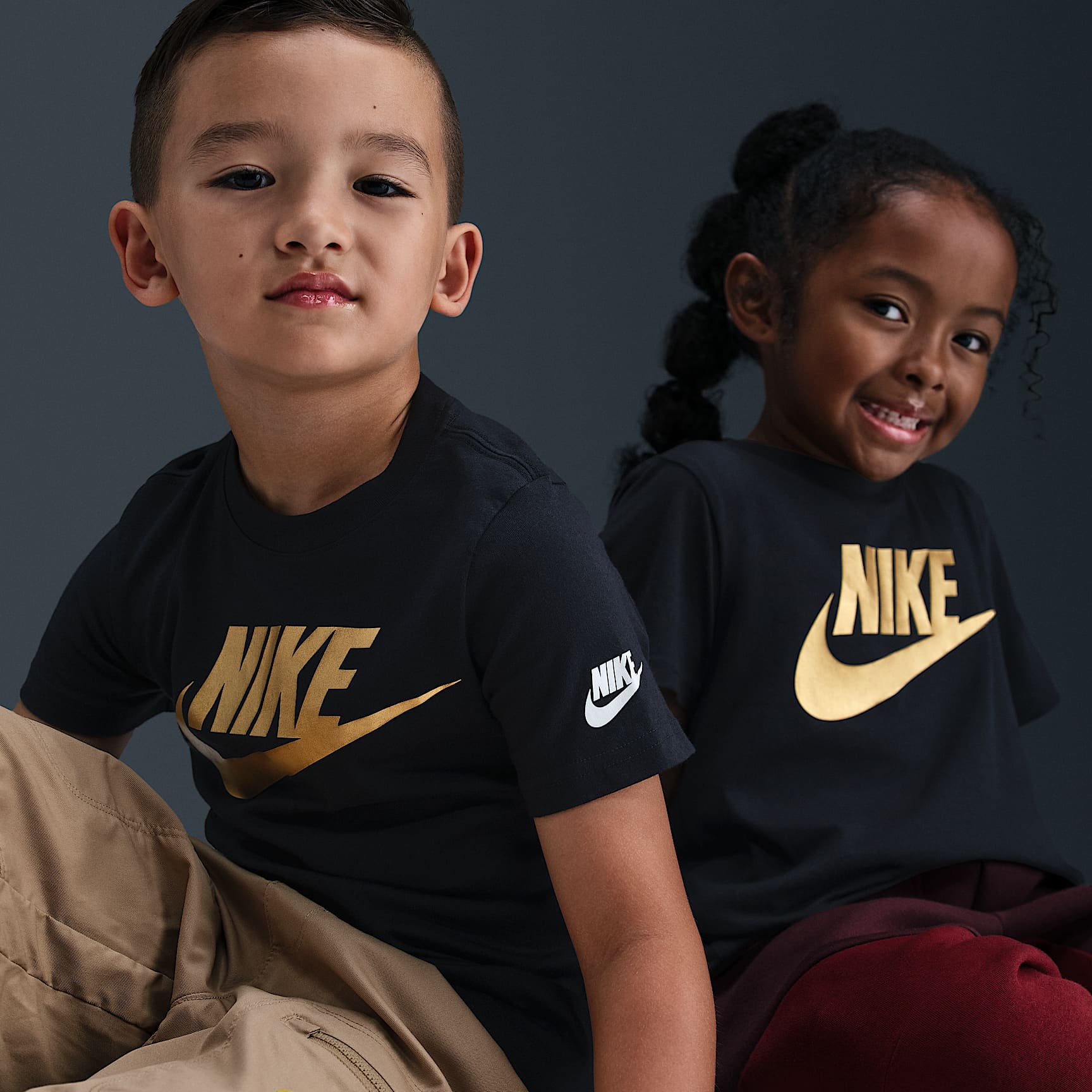 Playera para niños talla pequeña Nike