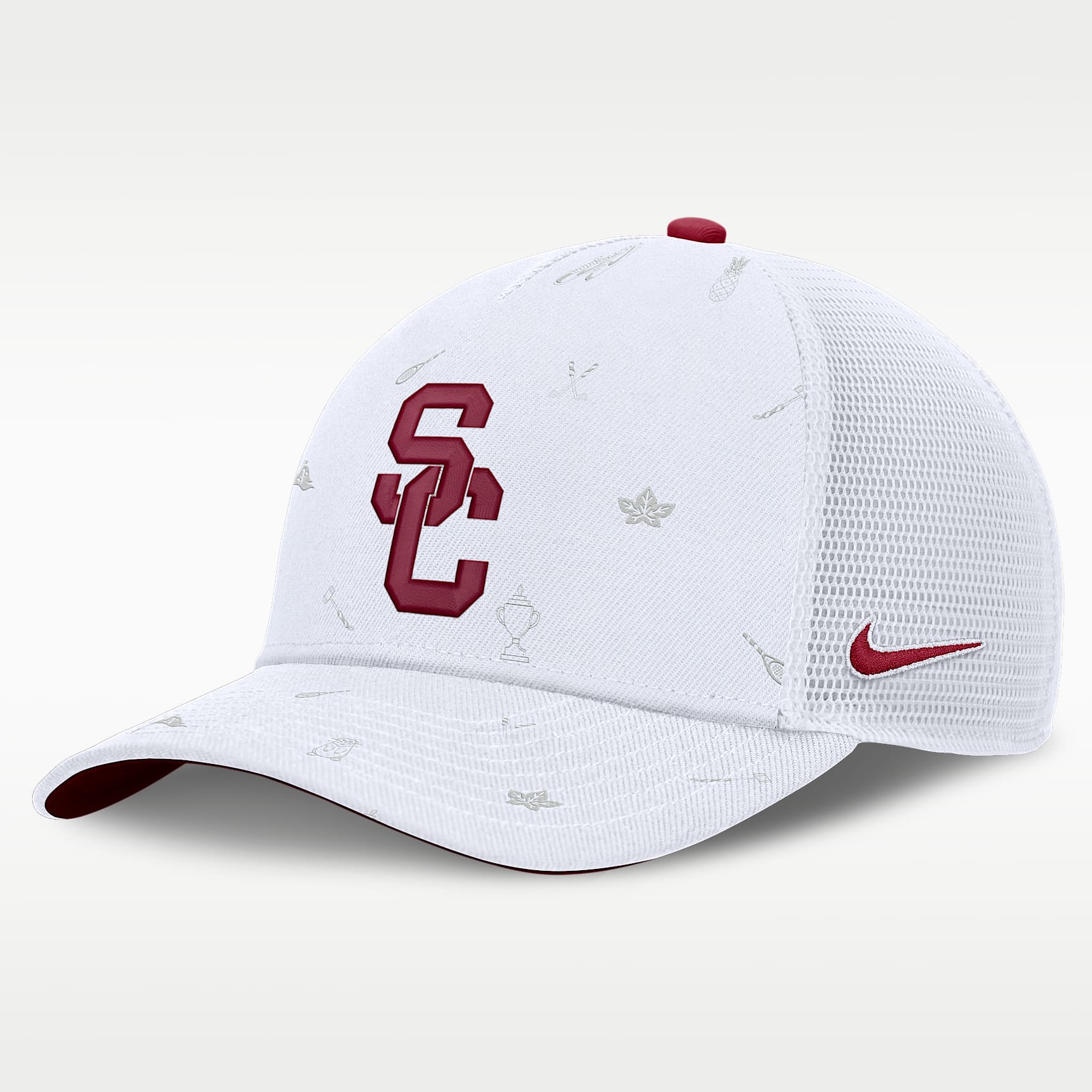 USC Country Club Golfin' Rise Men's Nike College Trucker Adjustable Hat
