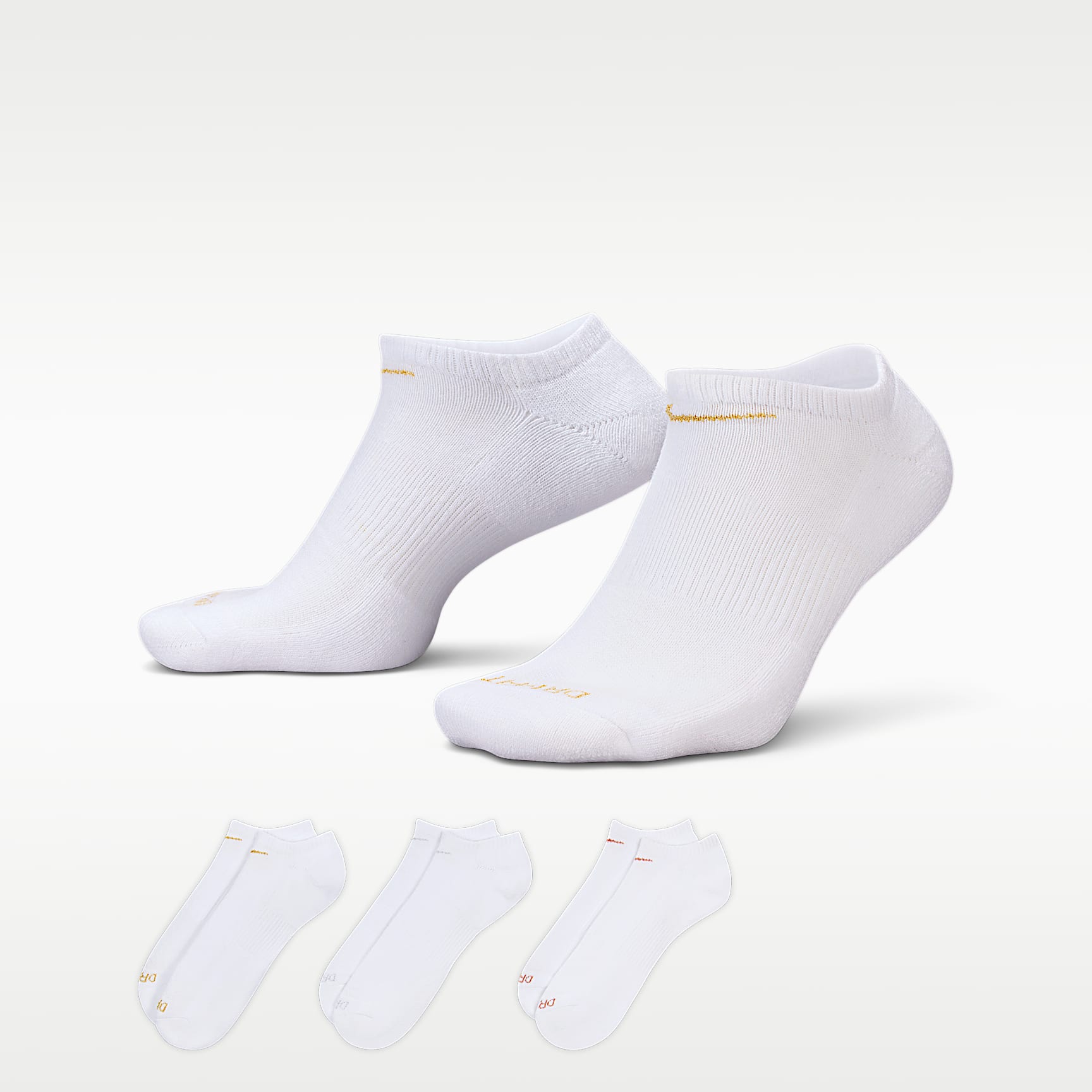 Nike Everyday Plus Cushion Training No-Show Socks (3 Pairs)