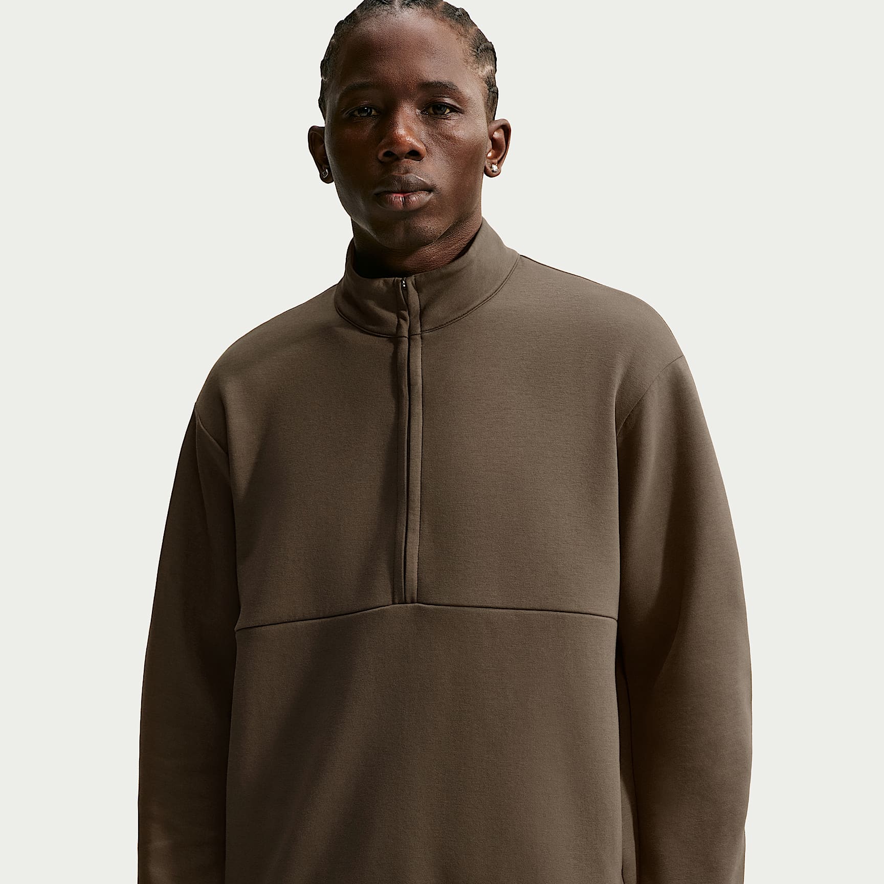 Maglia con zip a metà lunghezza Dri-FIT Nike 24.7 ImpossiblySoft – Uomo