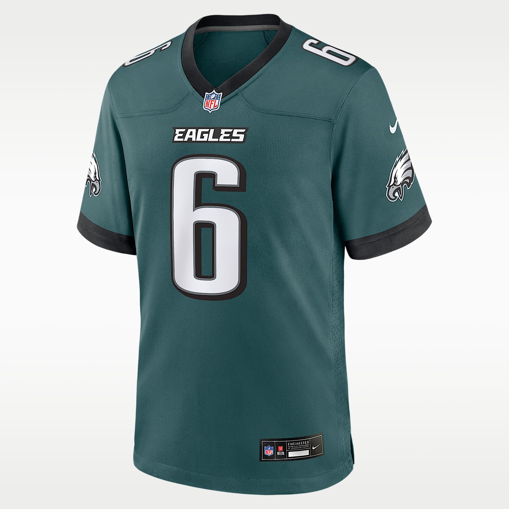 Jersey Nike de la NFL Game para hombre DeVonta Smith Philadelphia Eagles