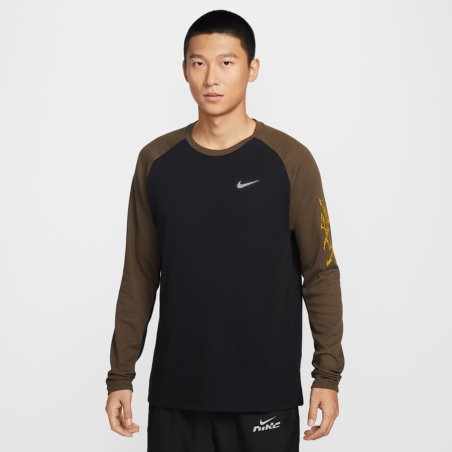 ナイキ ストライド メンズ Dri-FIT ワッフル クルーネック ランニングトップ