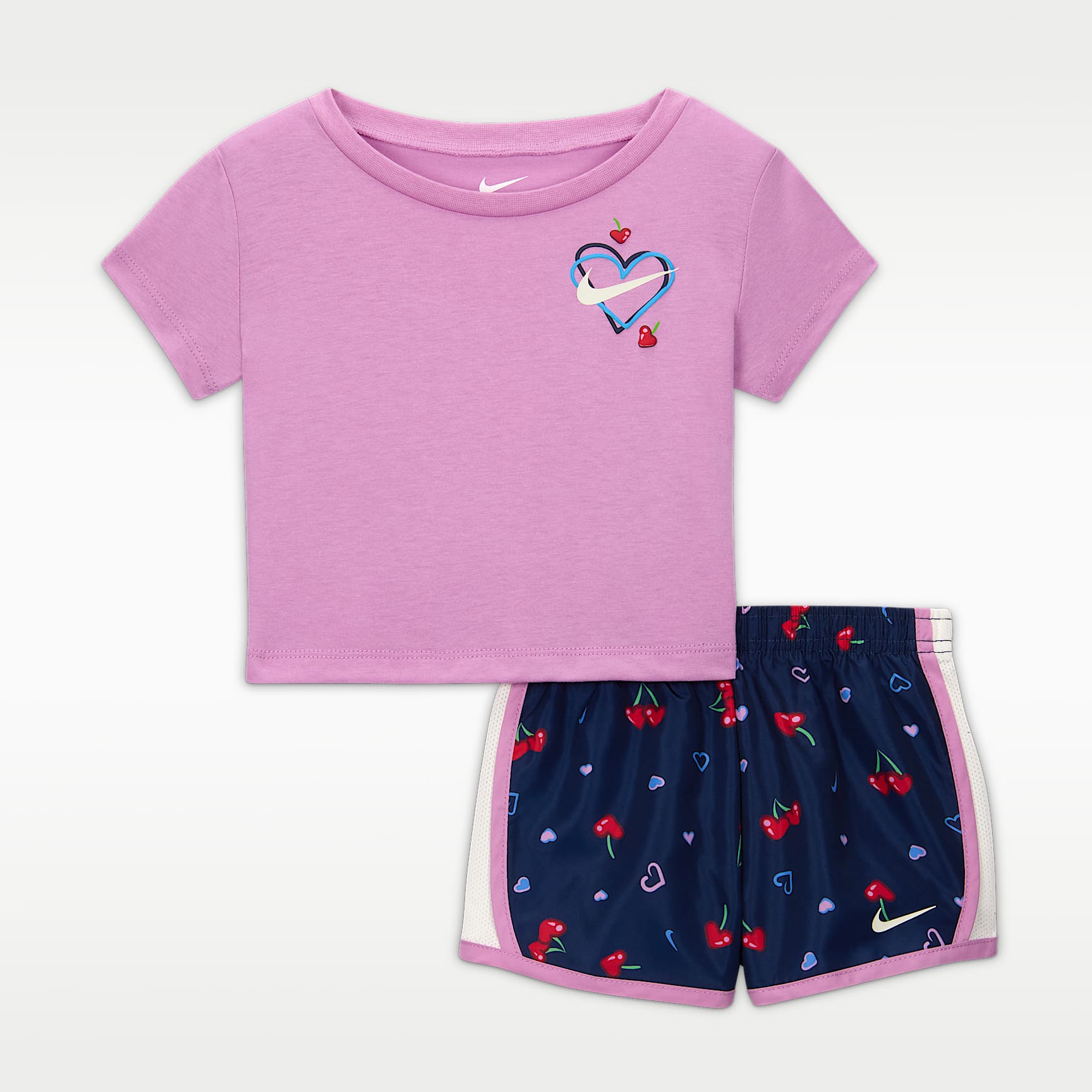 Nike Cherry Baby (12-24M) 2-Piece Printed Tempo Set