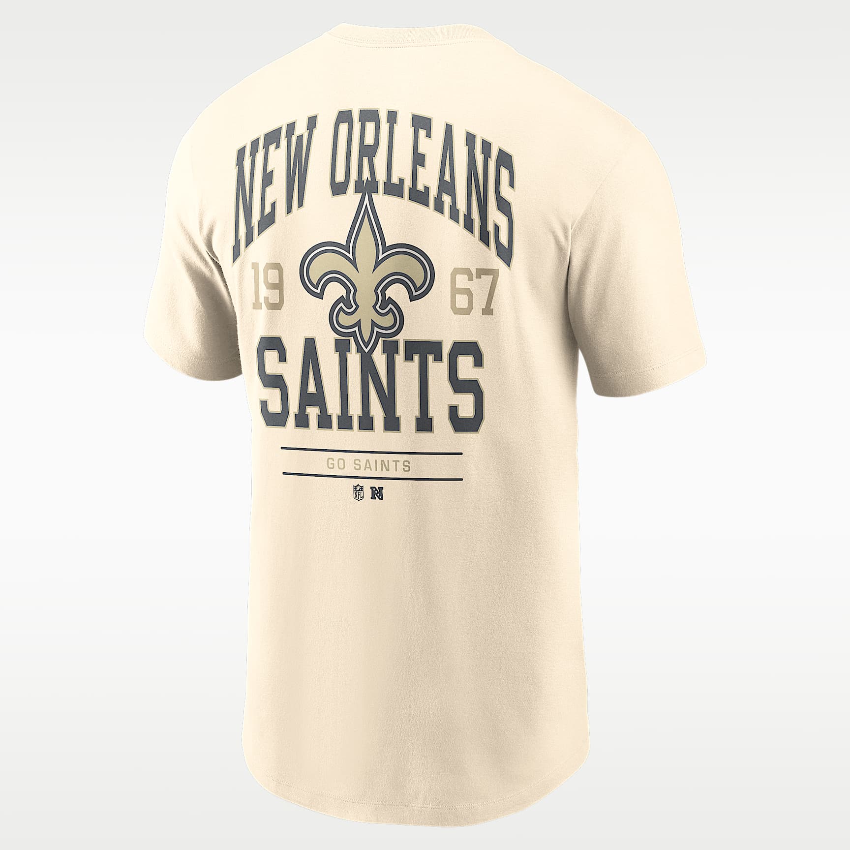 Playera Nike de la NFL para hombre New Orleans Saints Essential Vintage Mod