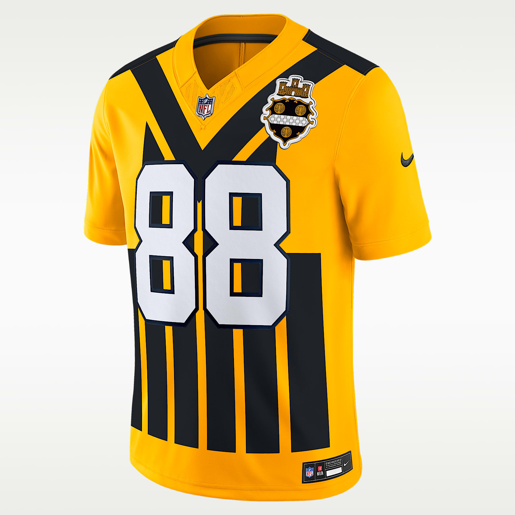 Pat Freiermuth Pittsburgh Steelers Men's Nike Dri-FIT NFL Limited Jersey