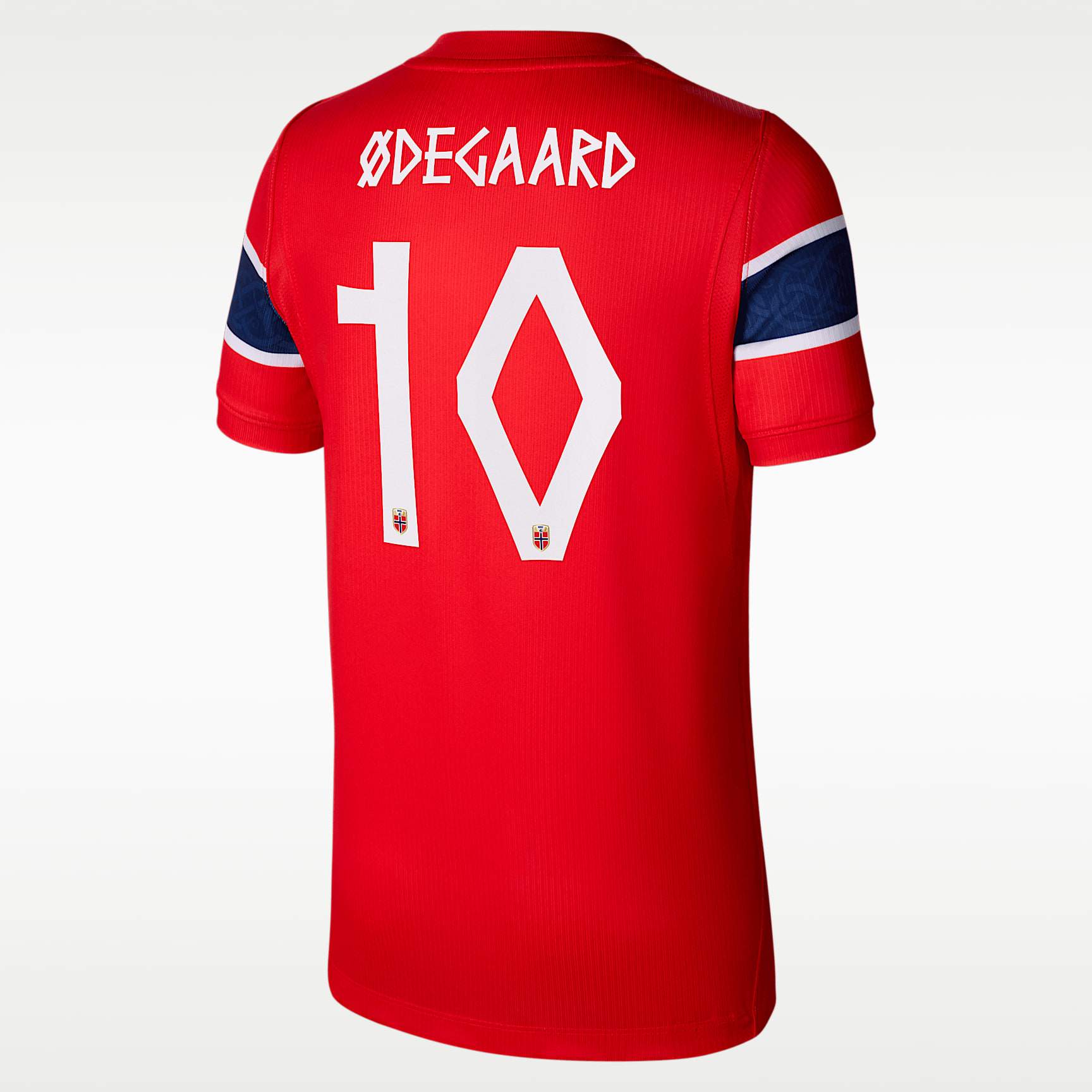 Martin ÿdegaard Norway National Team 2026 Stadium Home Big Kids' Nike Dri-FIT Soccer Jersey
