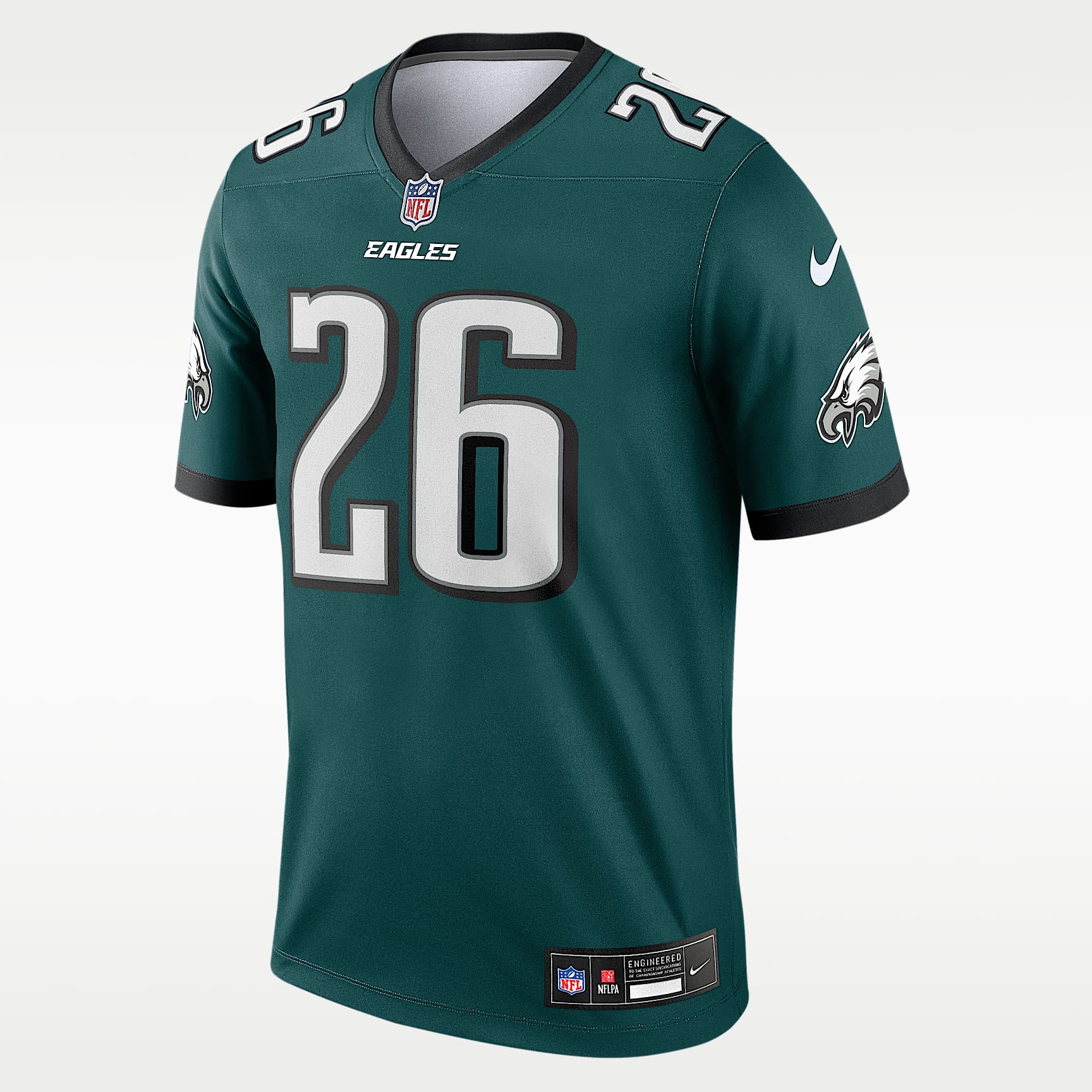 Jersey Nike Dri-FIT de la NFL Legend para hombre Saquon Barkley Philadelphia Eagles